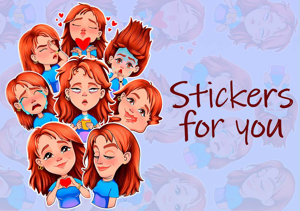 Stickers for you — Изображение №1 — Иллюстрация на Dprofile