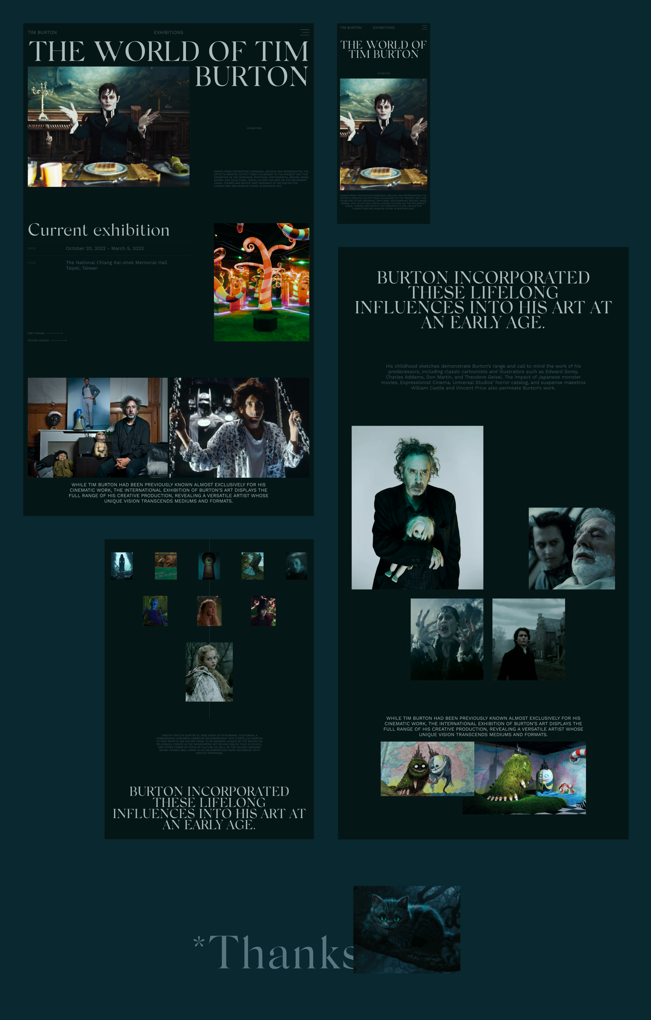 TIM BURTON — Изображение №7 — Интерфейсы на Dprofile