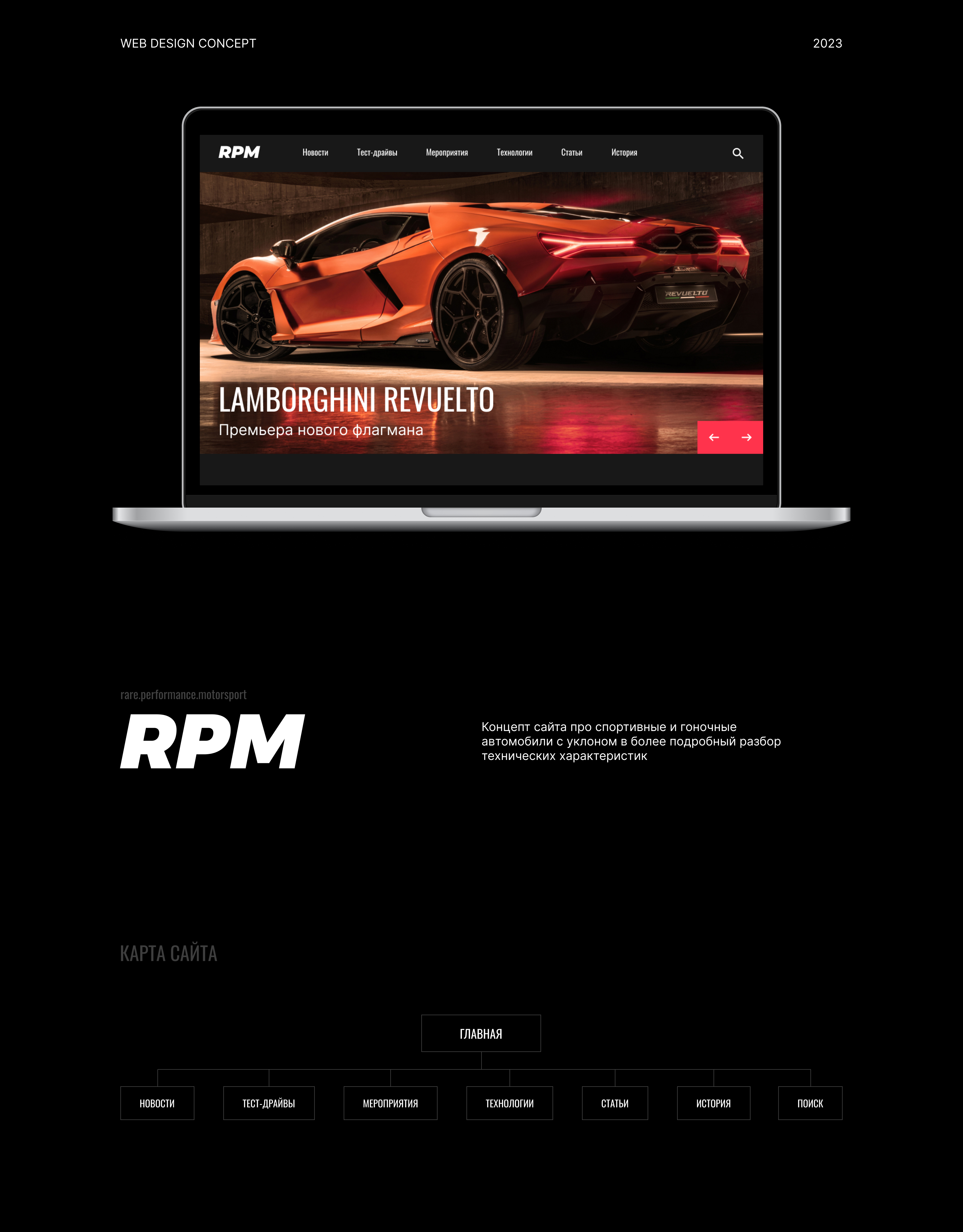 RPM Auto News - Web design Concept — Изображение №1 — Интерфейсы на Dprofile