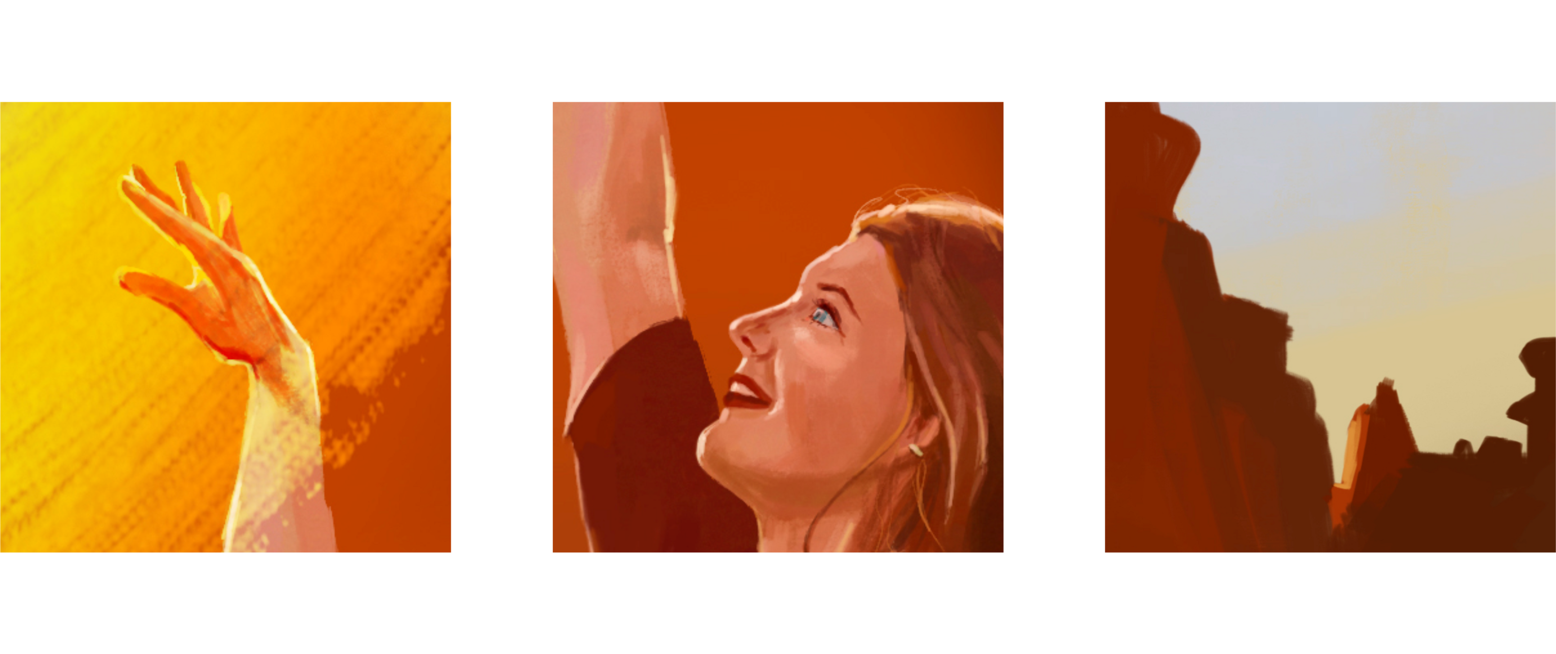 Girl on the canyon / Digital drawing — Изображение №2 — Иллюстрация, Графика на Dprofile
