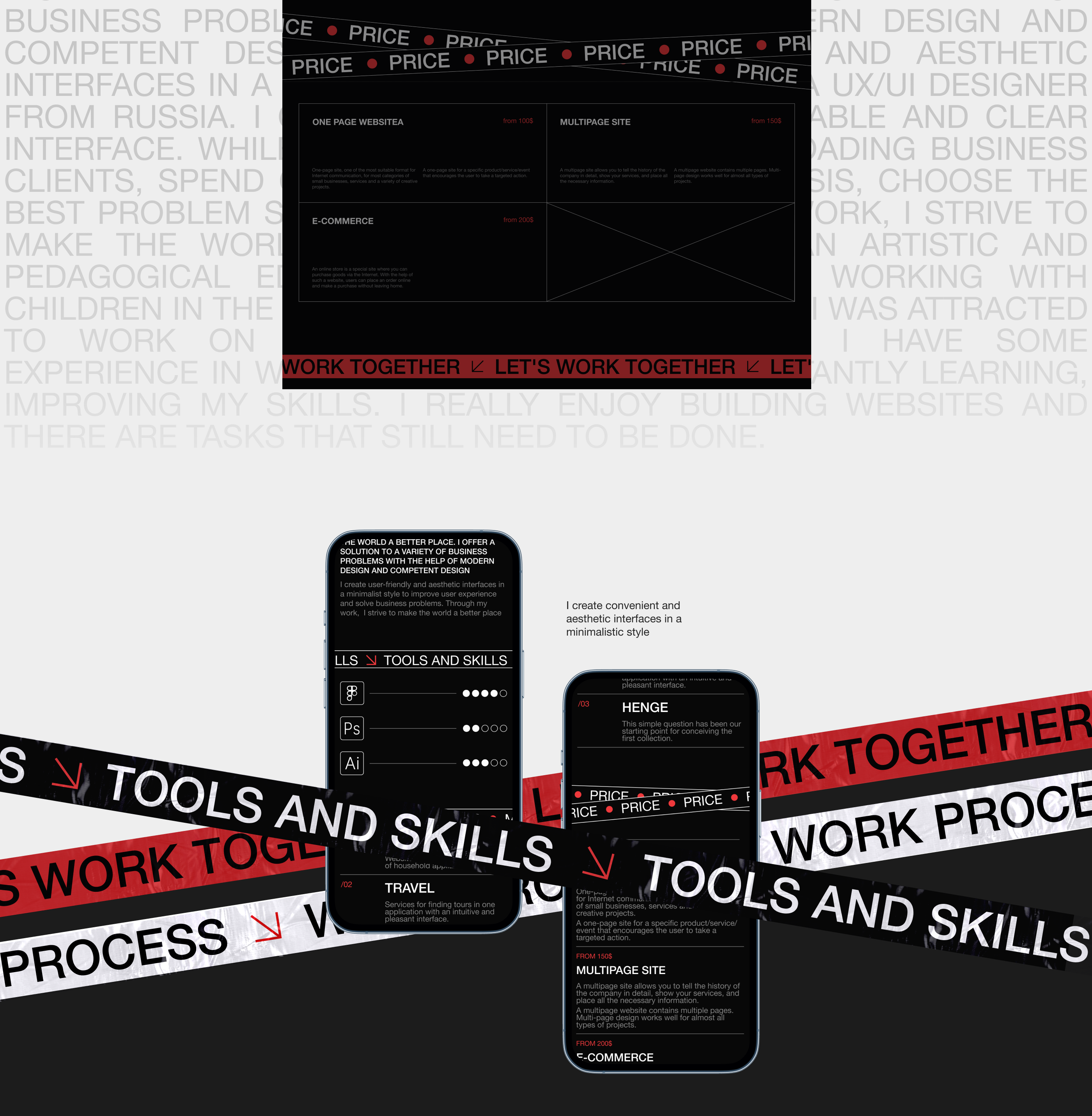 Personal portfolio — Изображение №5 — Интерфейсы на Dprofile