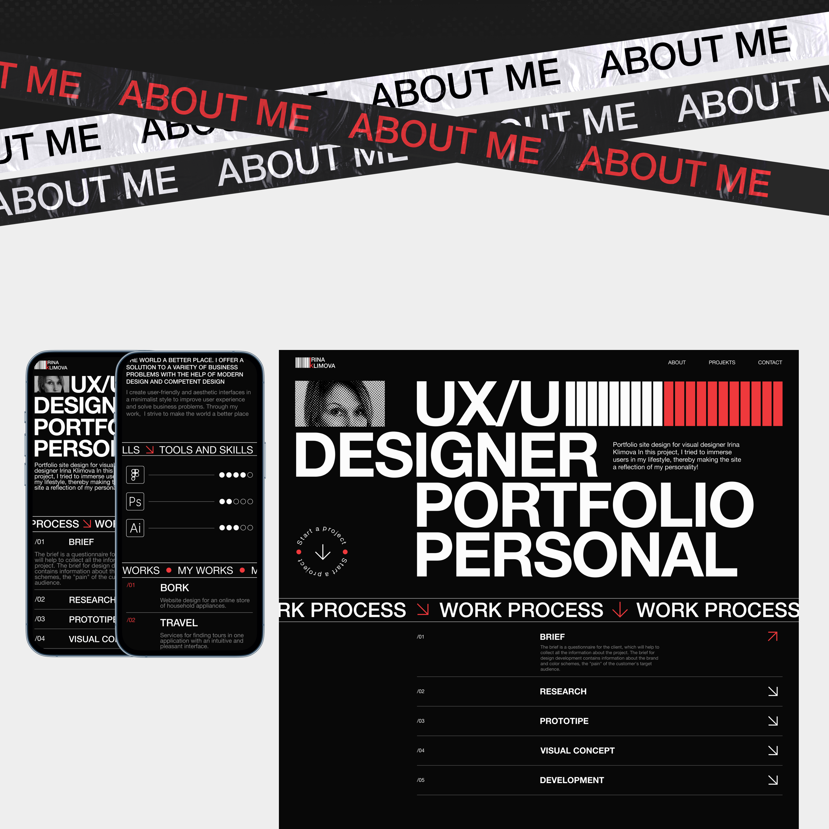 Personal portfolio — Изображение №3 — Интерфейсы на Dprofile