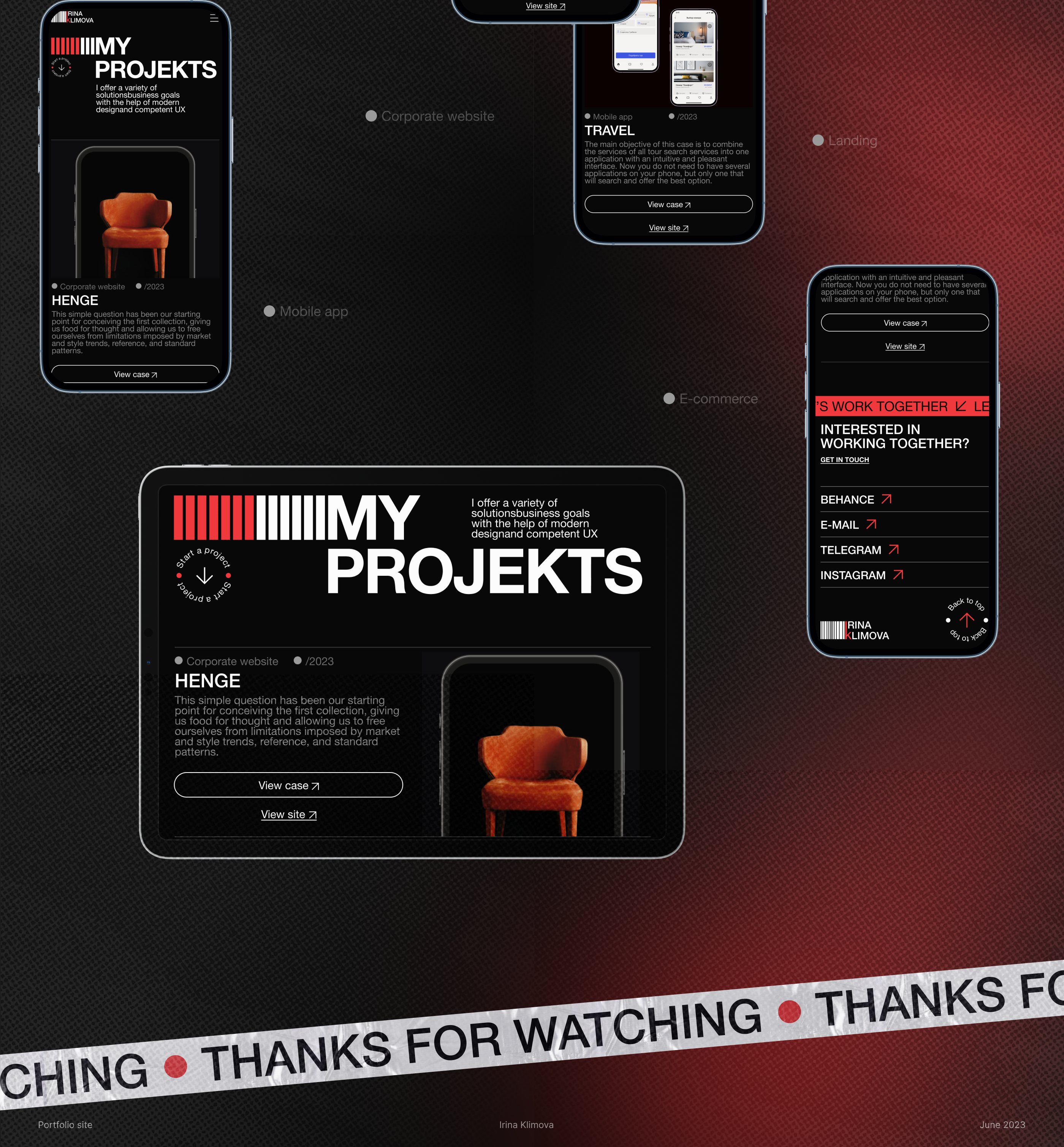 Personal portfolio — Изображение №7 — Интерфейсы на Dprofile