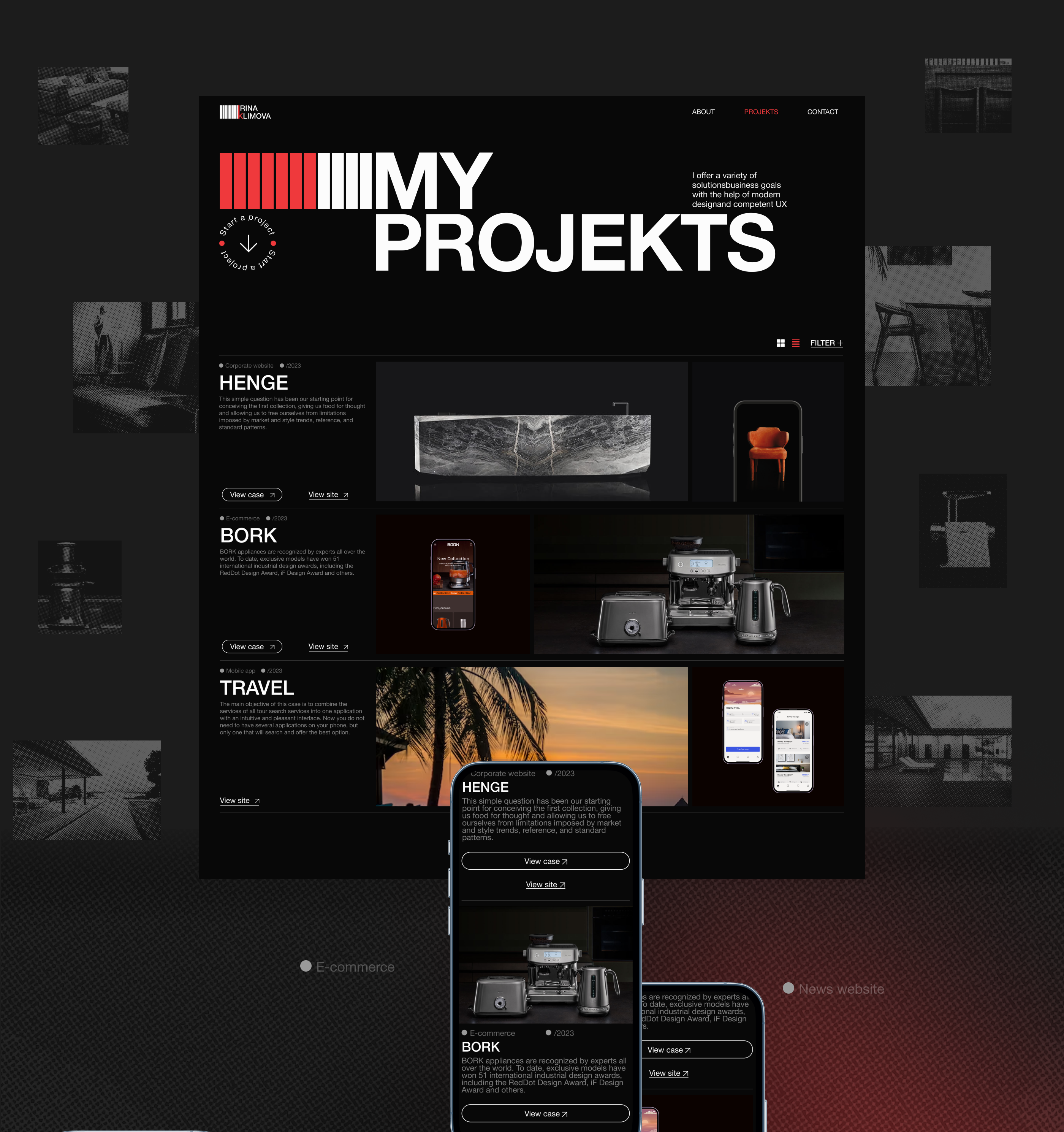 Personal portfolio — Изображение №6 — Интерфейсы на Dprofile