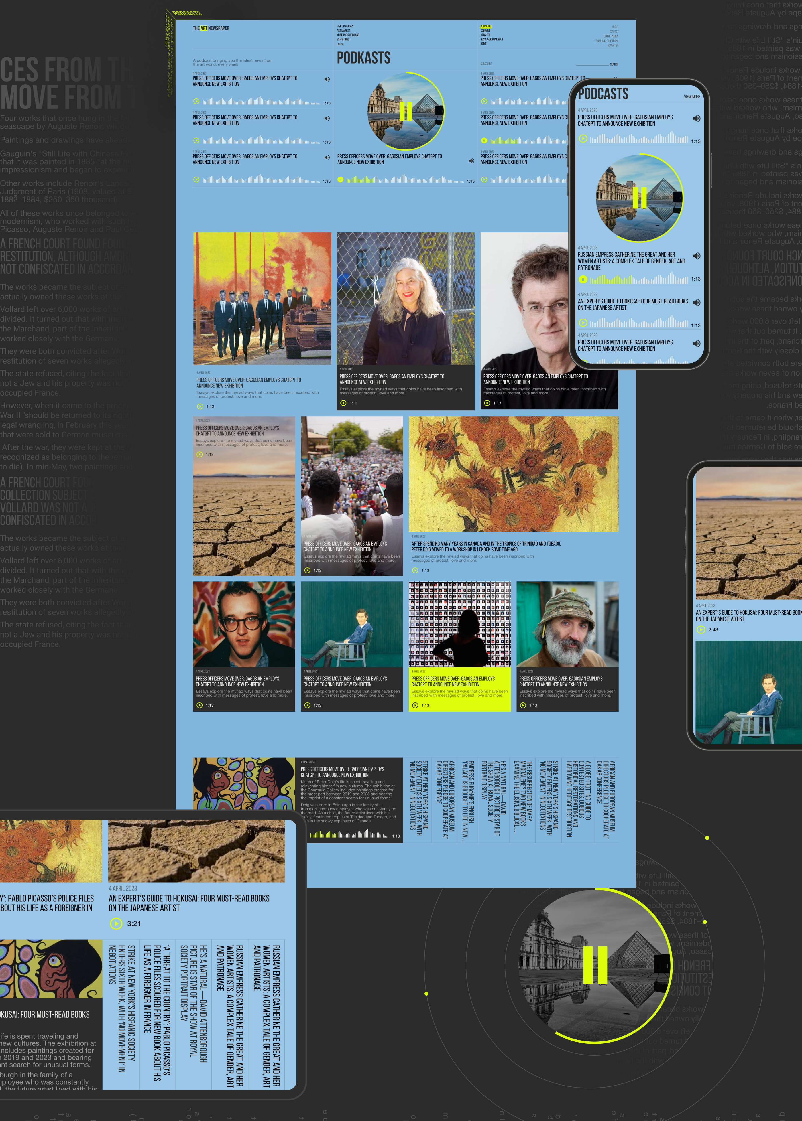 News site: The art newspaper — Изображение №7 — Интерфейсы на Dprofile