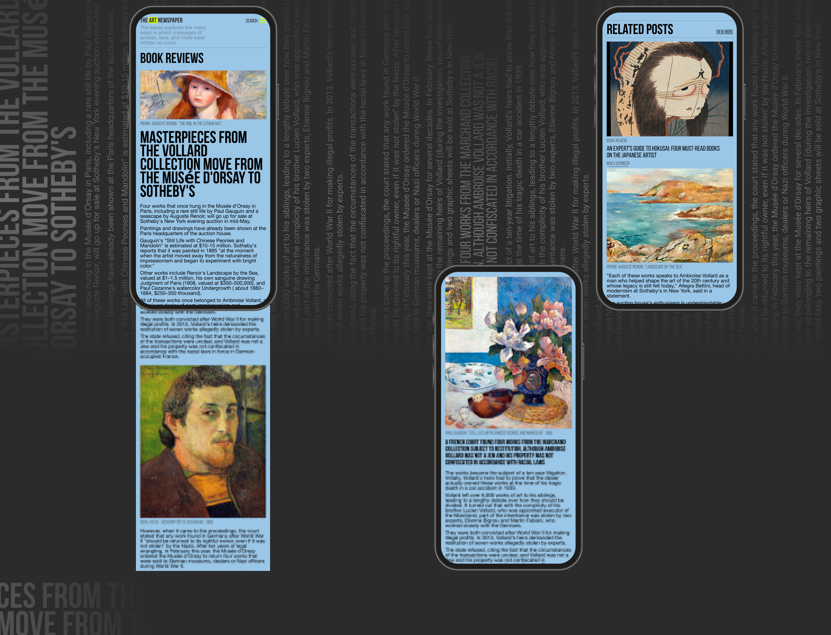 News site: The art newspaper — Изображение №2 — Интерфейсы на Dprofile