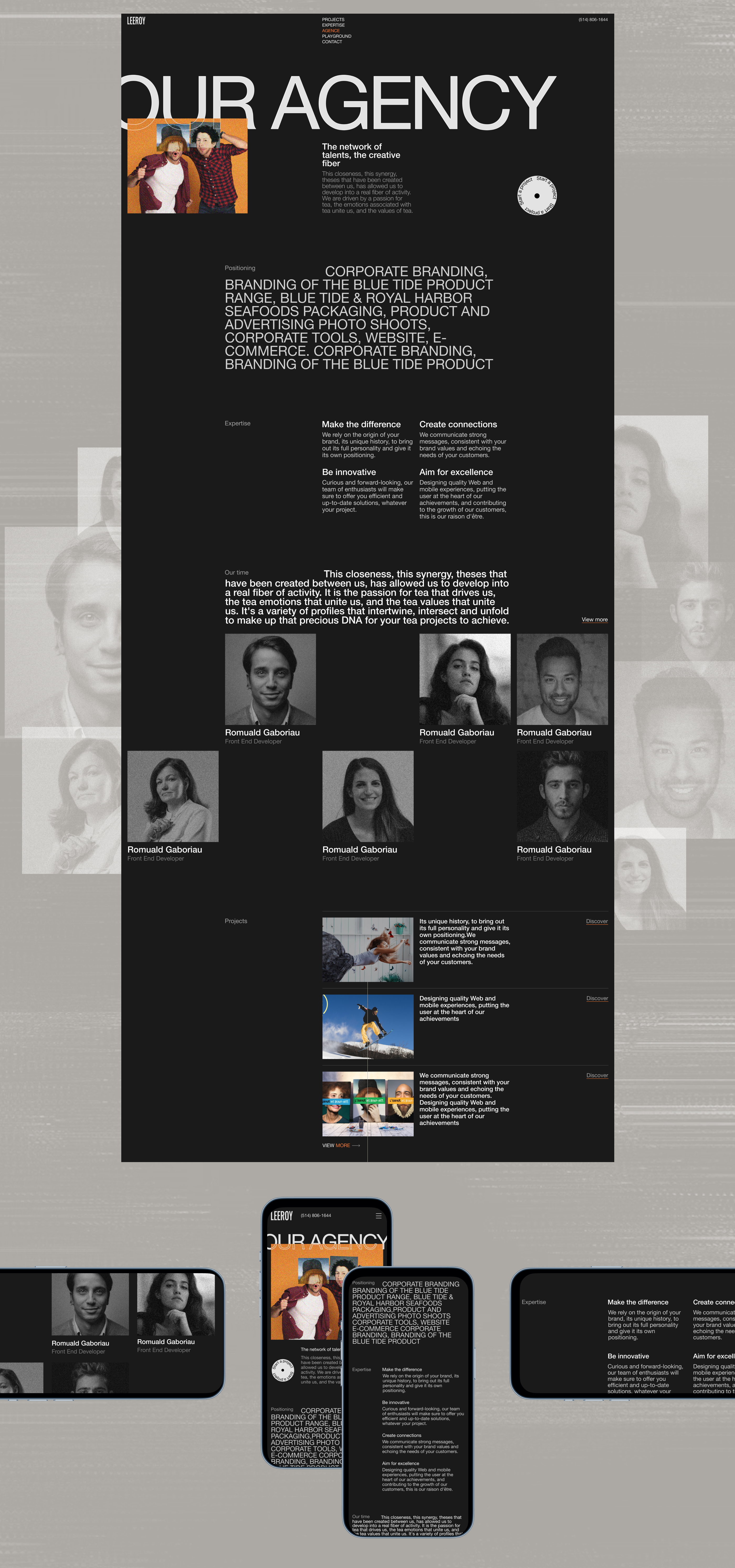 Редизайн сайта агенства — Изображение №8 — Интерфейсы на Dprofile