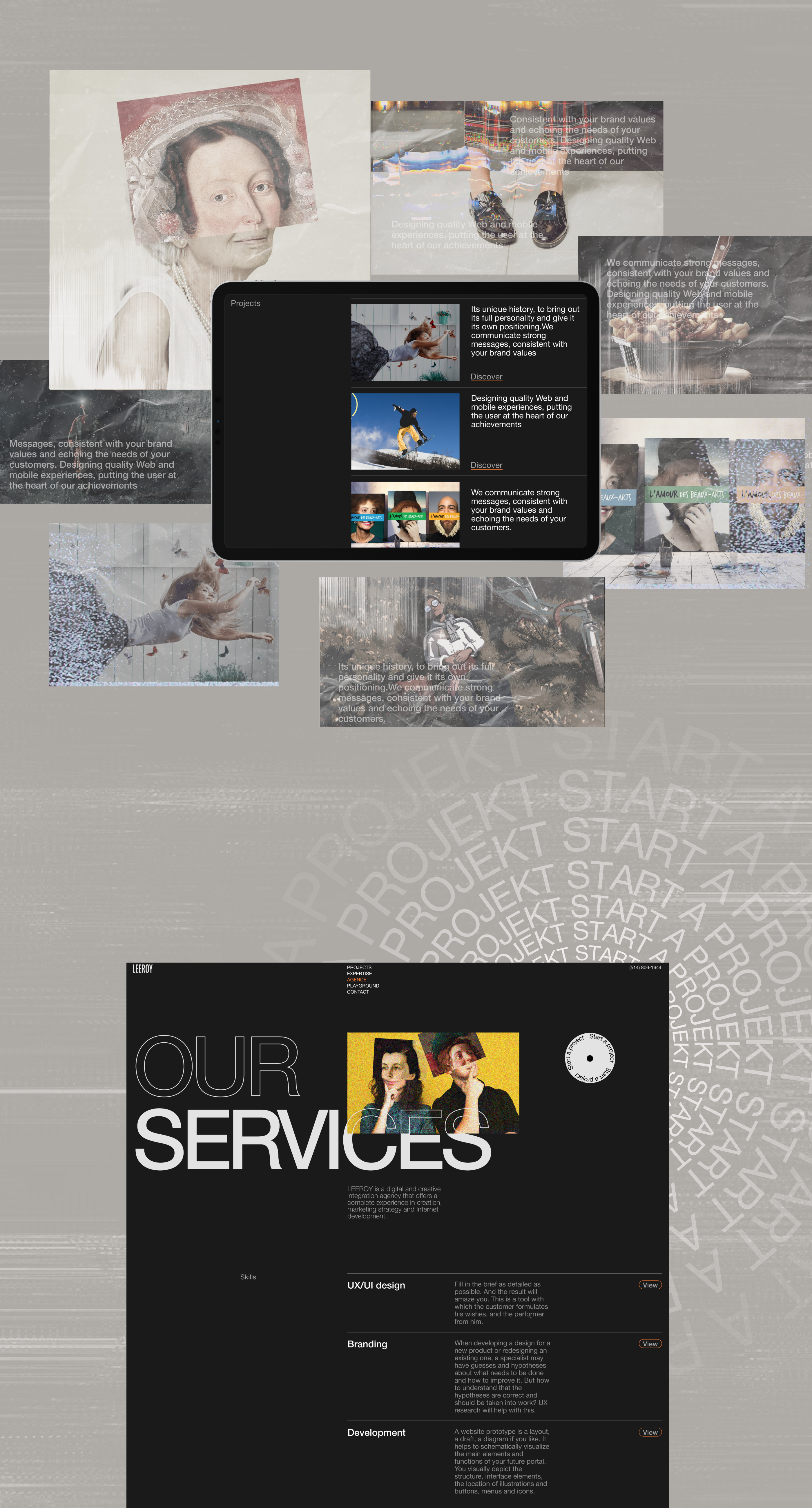 Редизайн сайта агенства — Изображение №9 — Интерфейсы на Dprofile