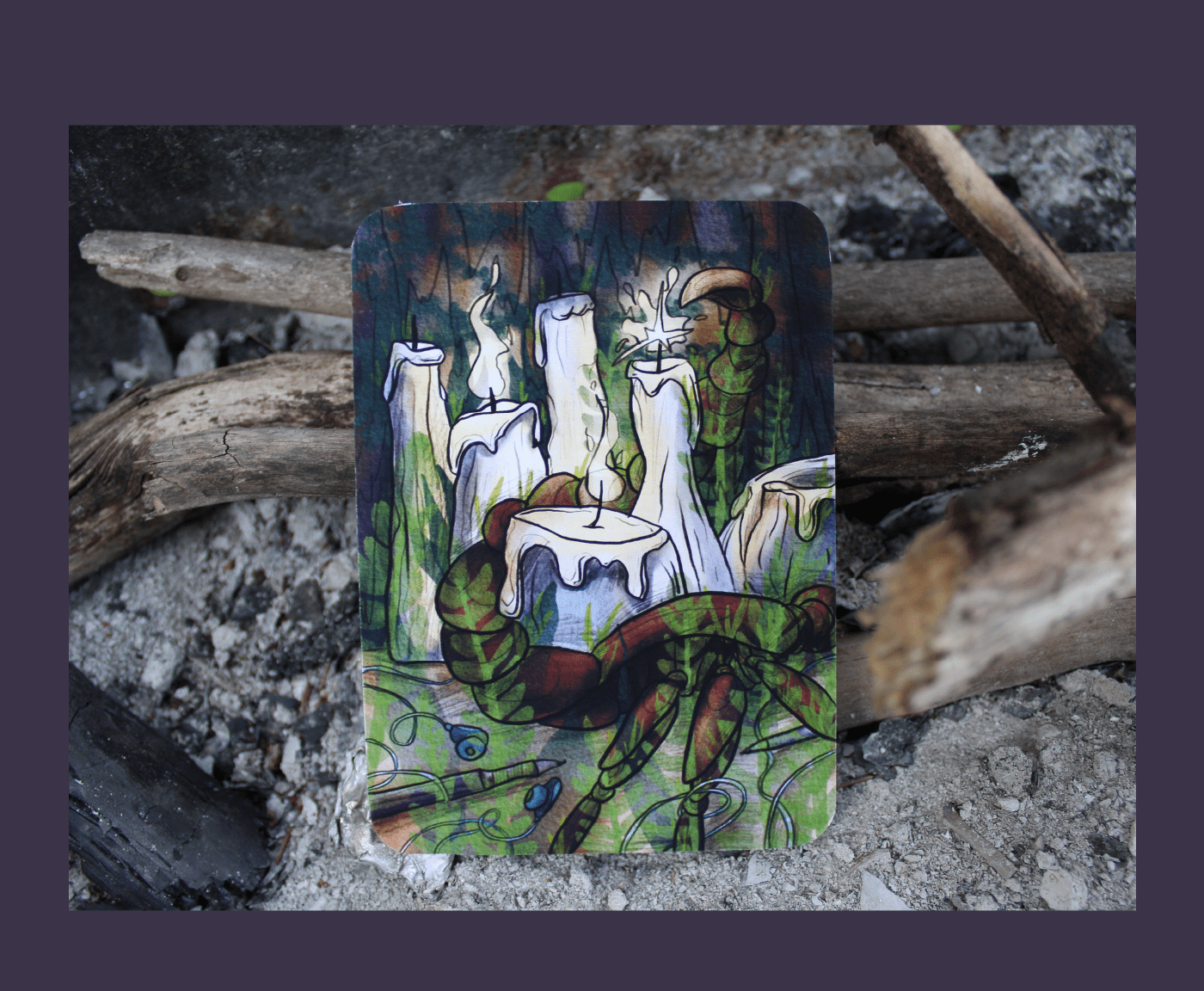 Монстры заброшенного мира. Мерч из открыток и стикеров — Изображение №8 — Иллюстрация, Графика на Dprofile