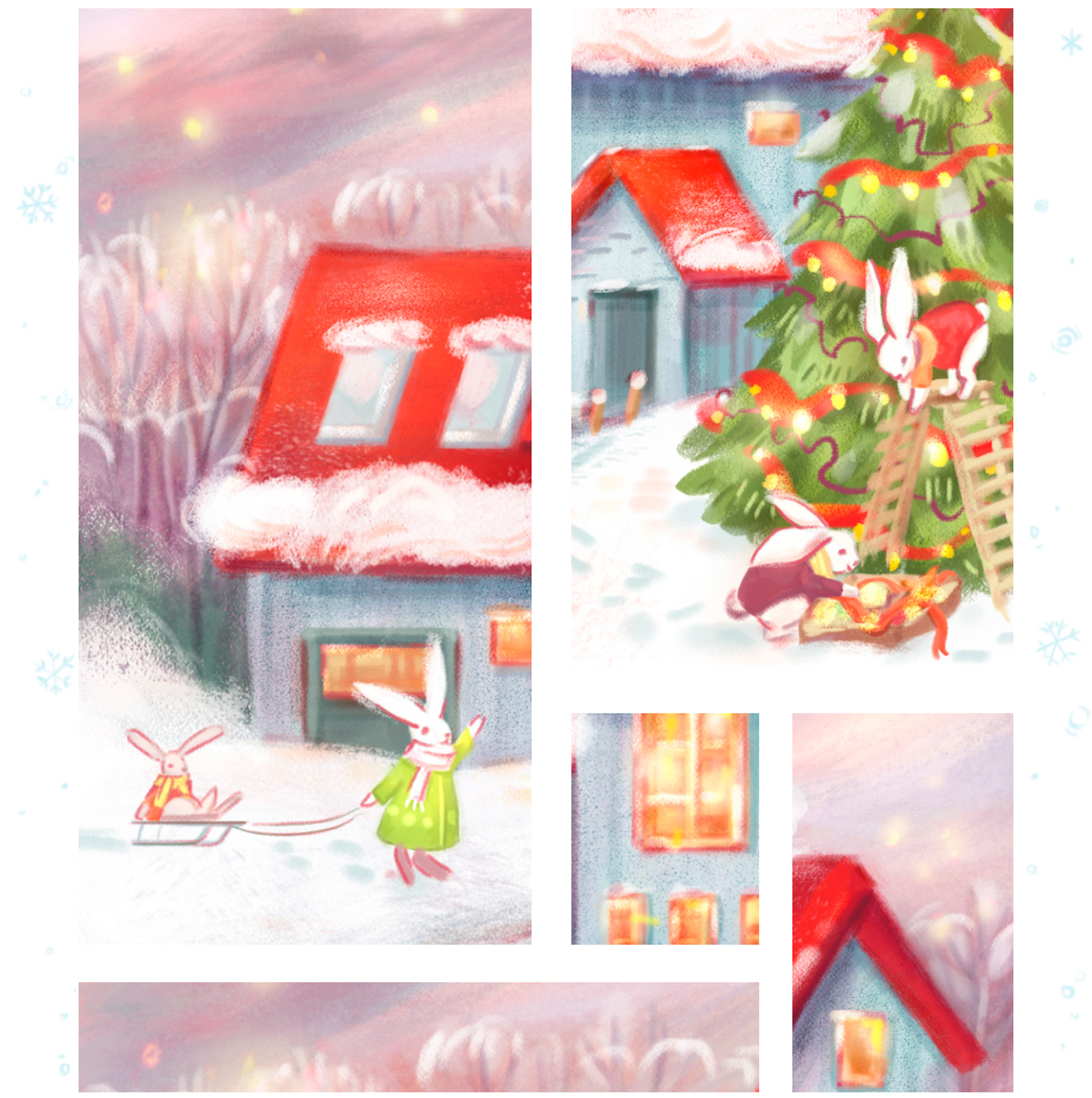 Sweet Winter. Children's illustrations. — Изображение №4 — Иллюстрация, Анимация на Dprofile