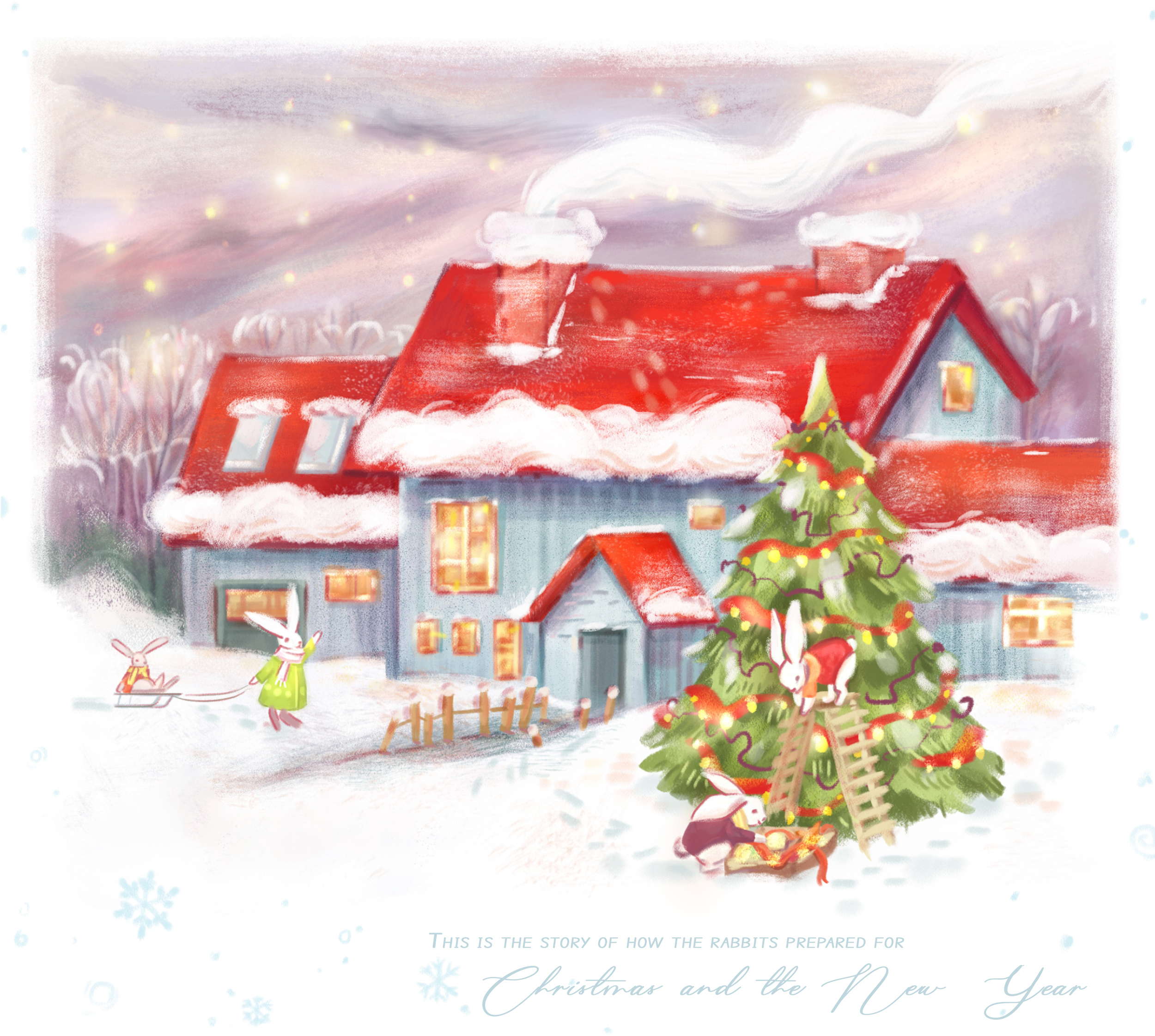 Sweet Winter. Children's illustrations. — Изображение №3 — Иллюстрация, Анимация на Dprofile