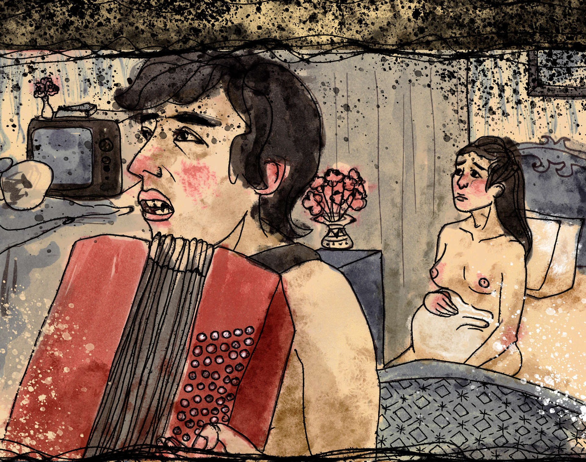 Эмир Кустурица - Время цыган. Фанарт — Изображение №10 — Иллюстрация, Графика на Dprofile