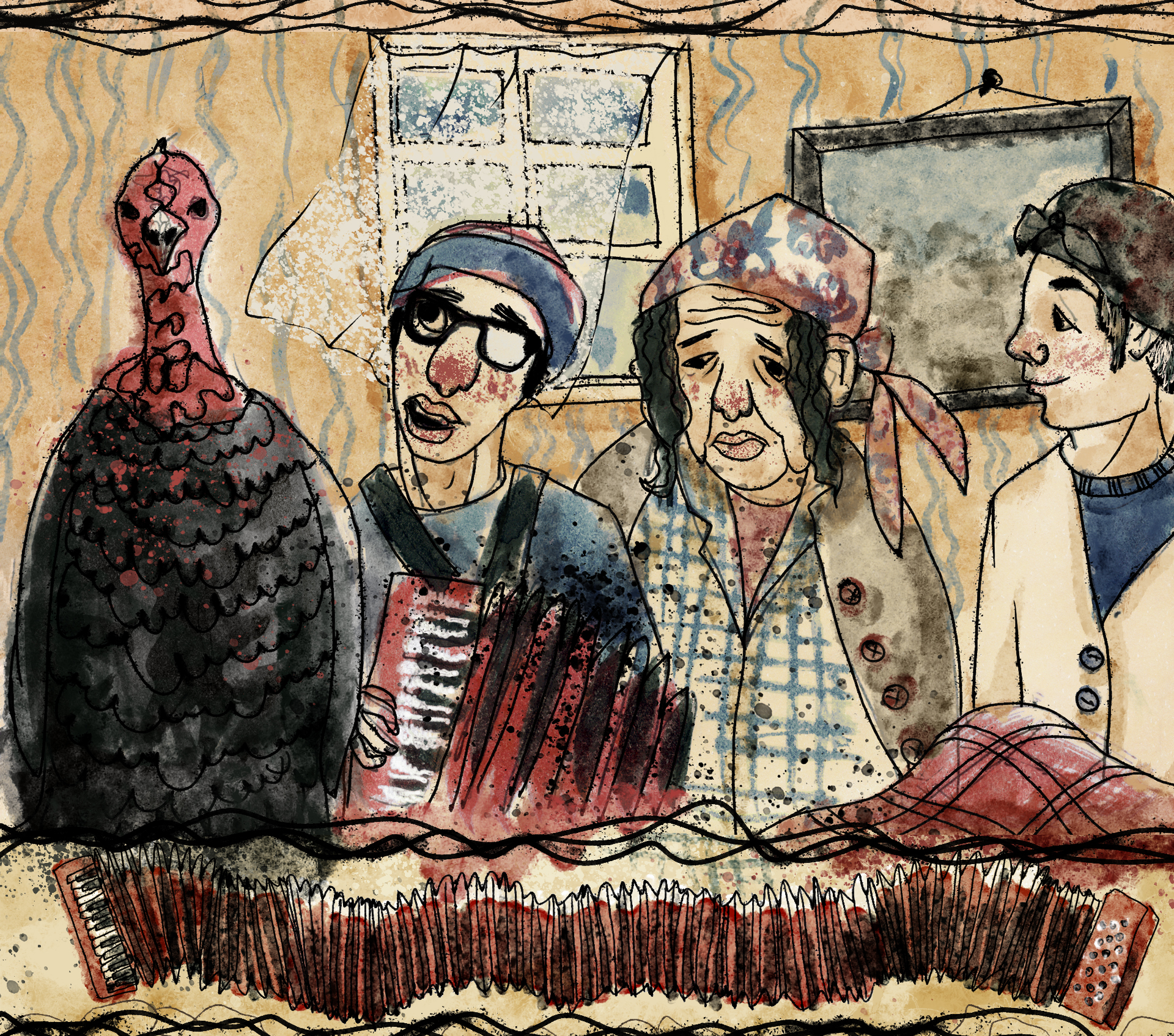 Эмир Кустурица - Время цыган. Фанарт — Изображение №2 — Иллюстрация, Графика на Dprofile