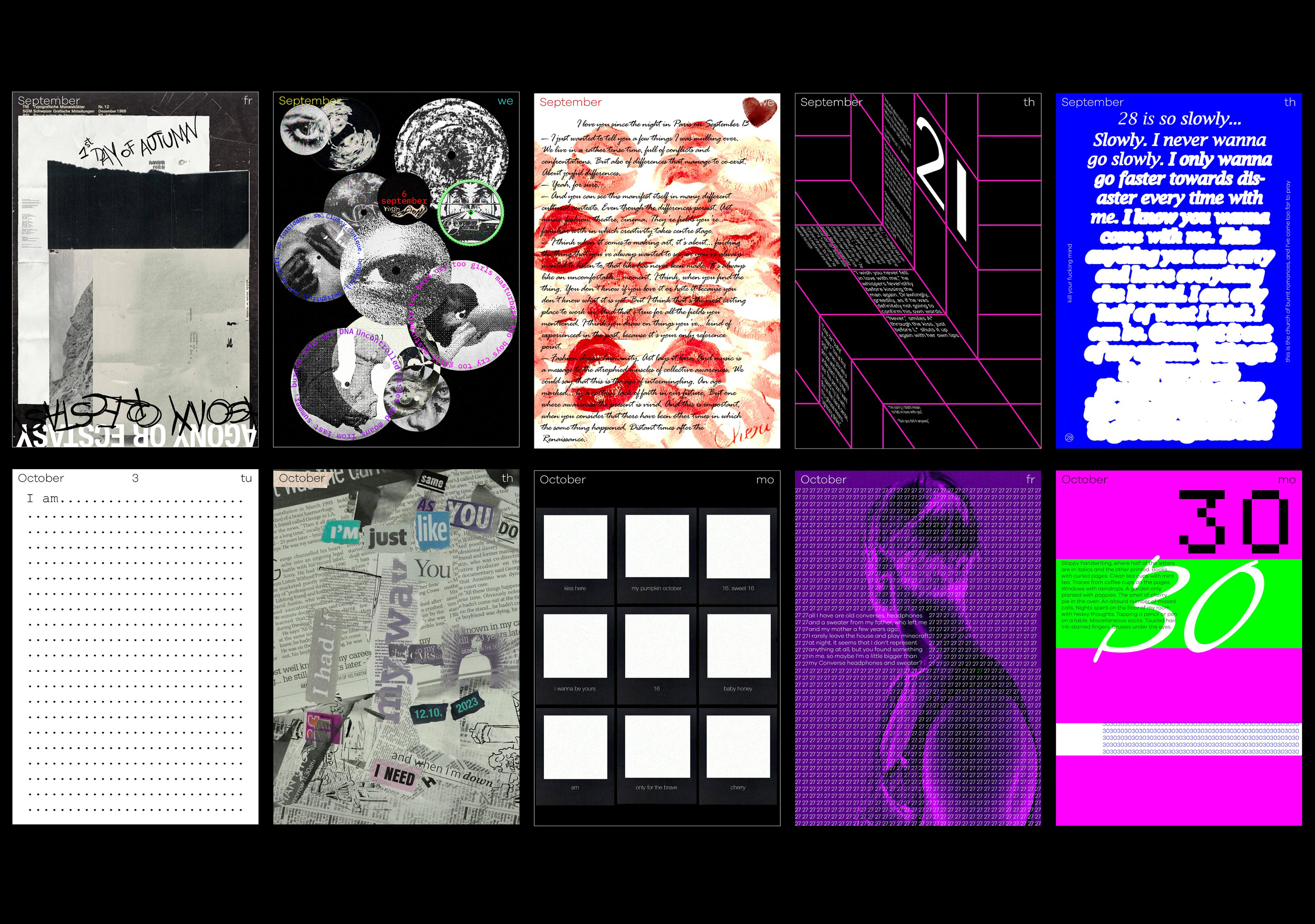 Календарь "OMENS" — Изображение №7 — Иллюстрация, Графика на Dprofile