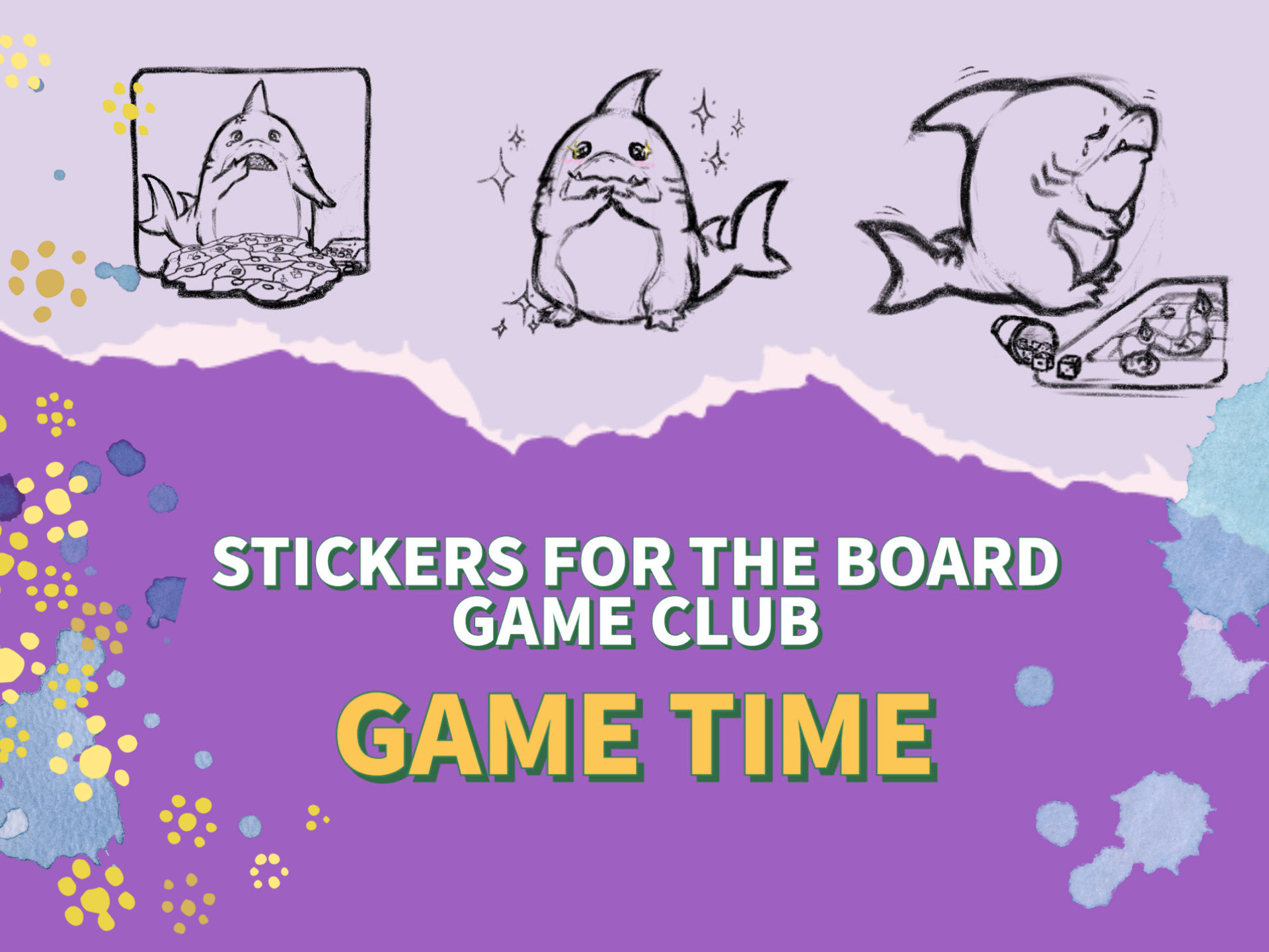Shark stickers — Изображение №1 — Брендинг, Иллюстрация на Dprofile