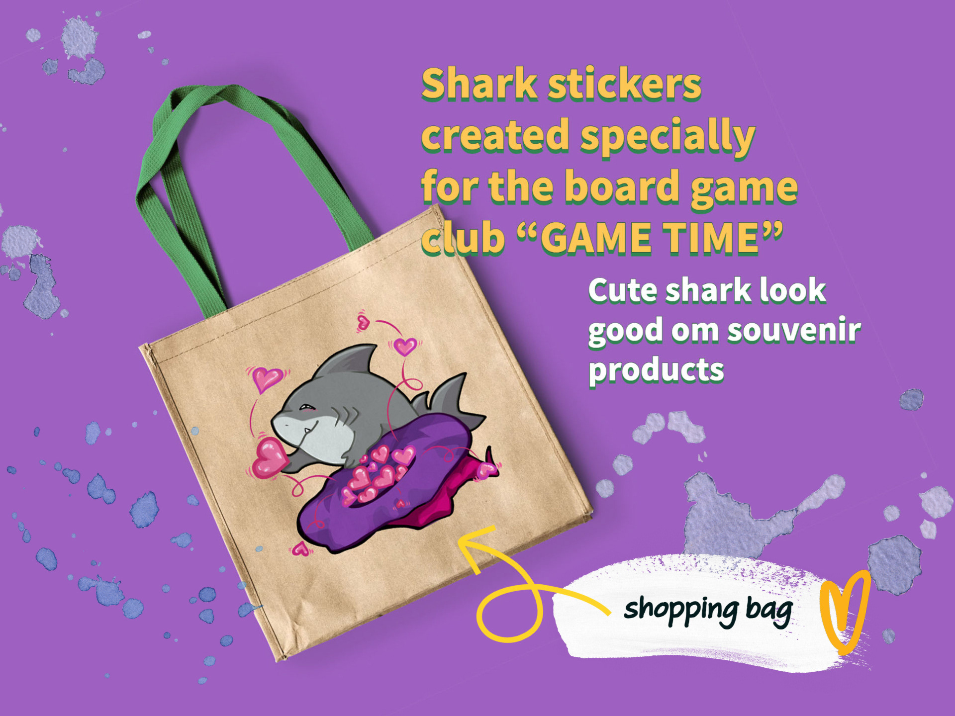 Shark stickers — Изображение №2 — Брендинг, Иллюстрация на Dprofile