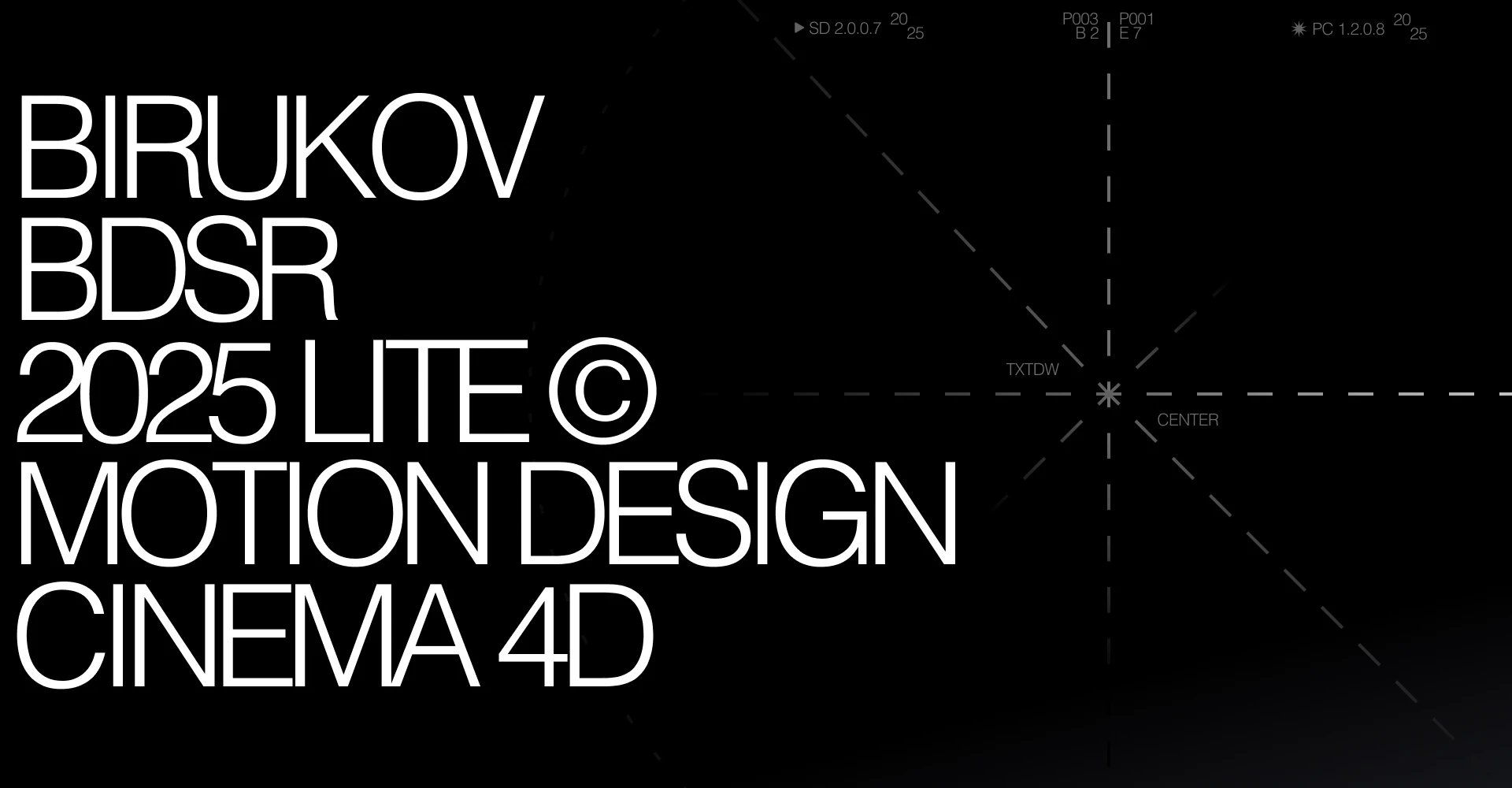BDSR LITE 2025 | TEMA BIRUKOV — Изображение №1 — 3D, Анимация на Dprofile