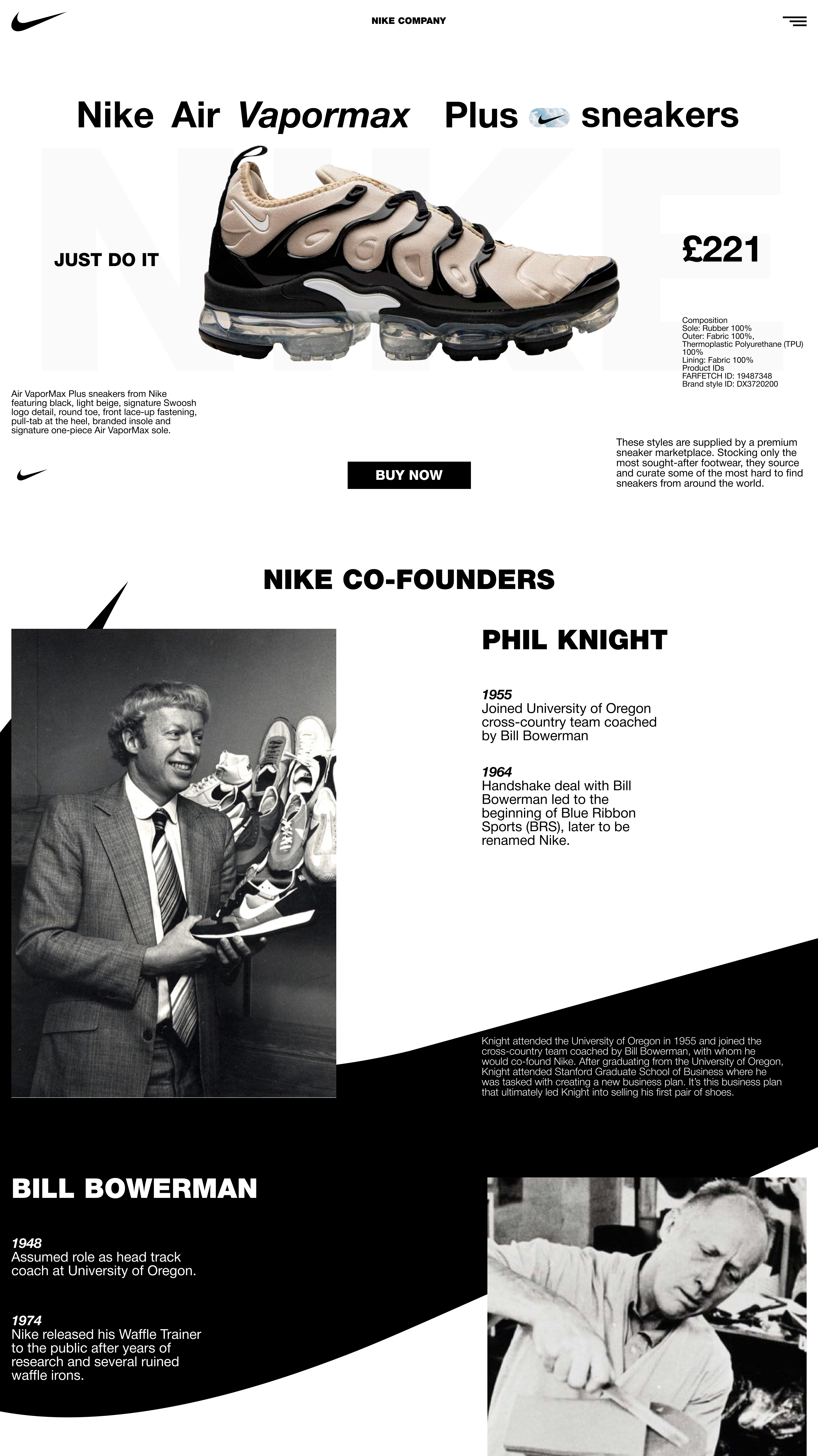 Концепт NIKE — Изображение №1 — Интерфейсы, Брендинг на Dprofile