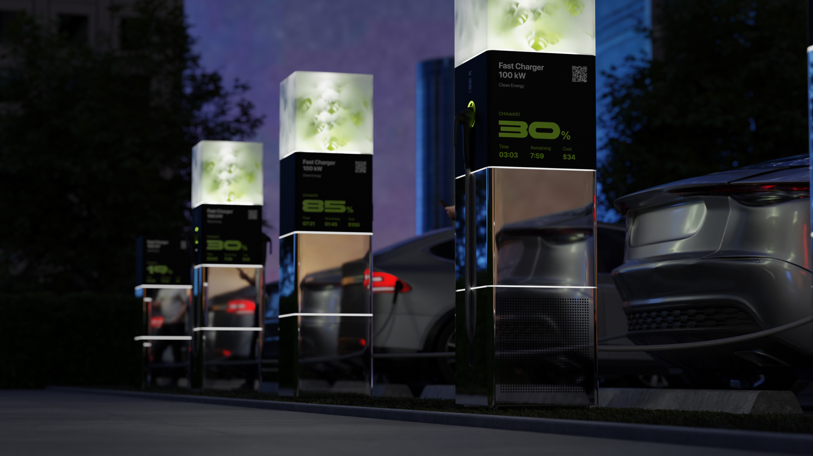 LEVITAN. EV Charging Station — Изображение №22 — Интерфейсы, 3D на Dprofile