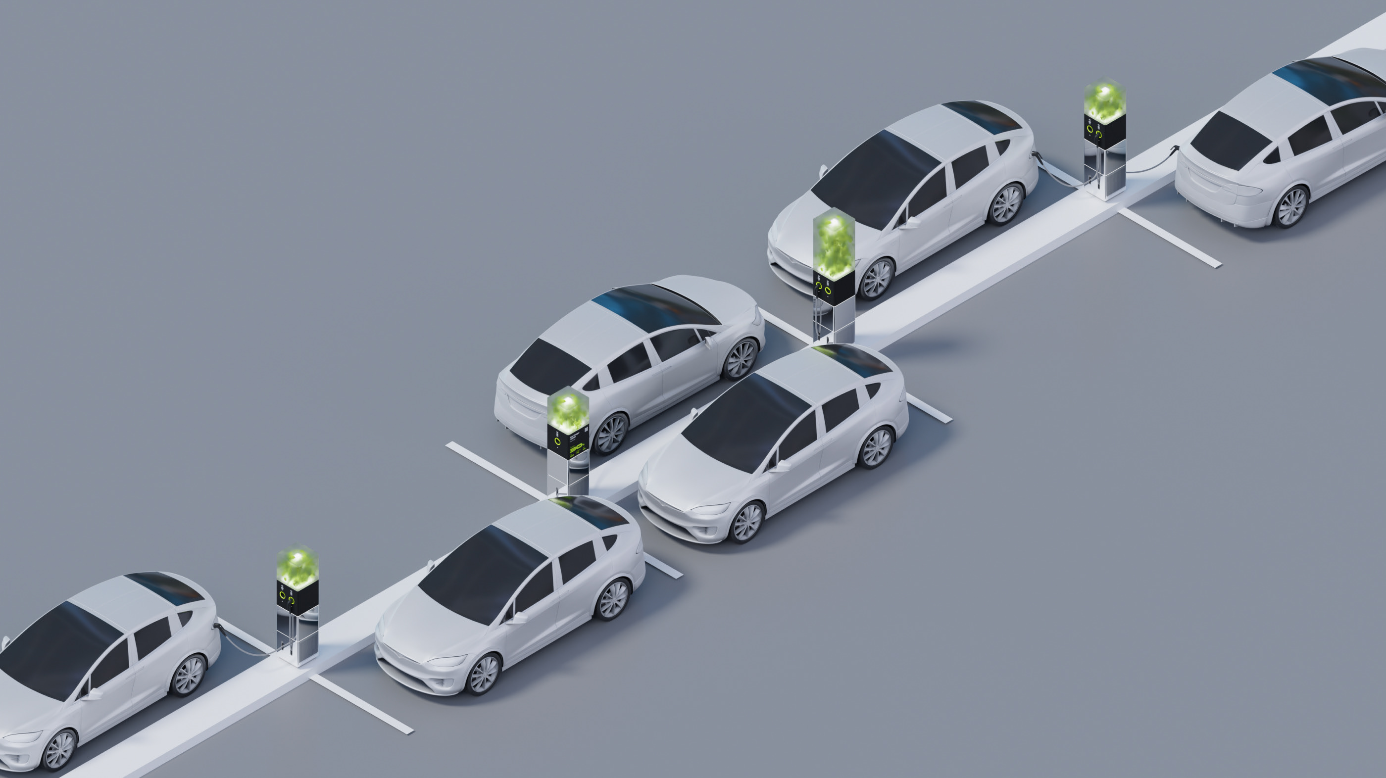 LEVITAN. EV Charging Station — Изображение №29 — Интерфейсы, 3D на Dprofile