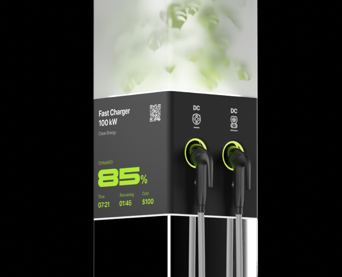 LEVITAN. EV Charging Station — Интерфейсы, 3D на Dprofile
