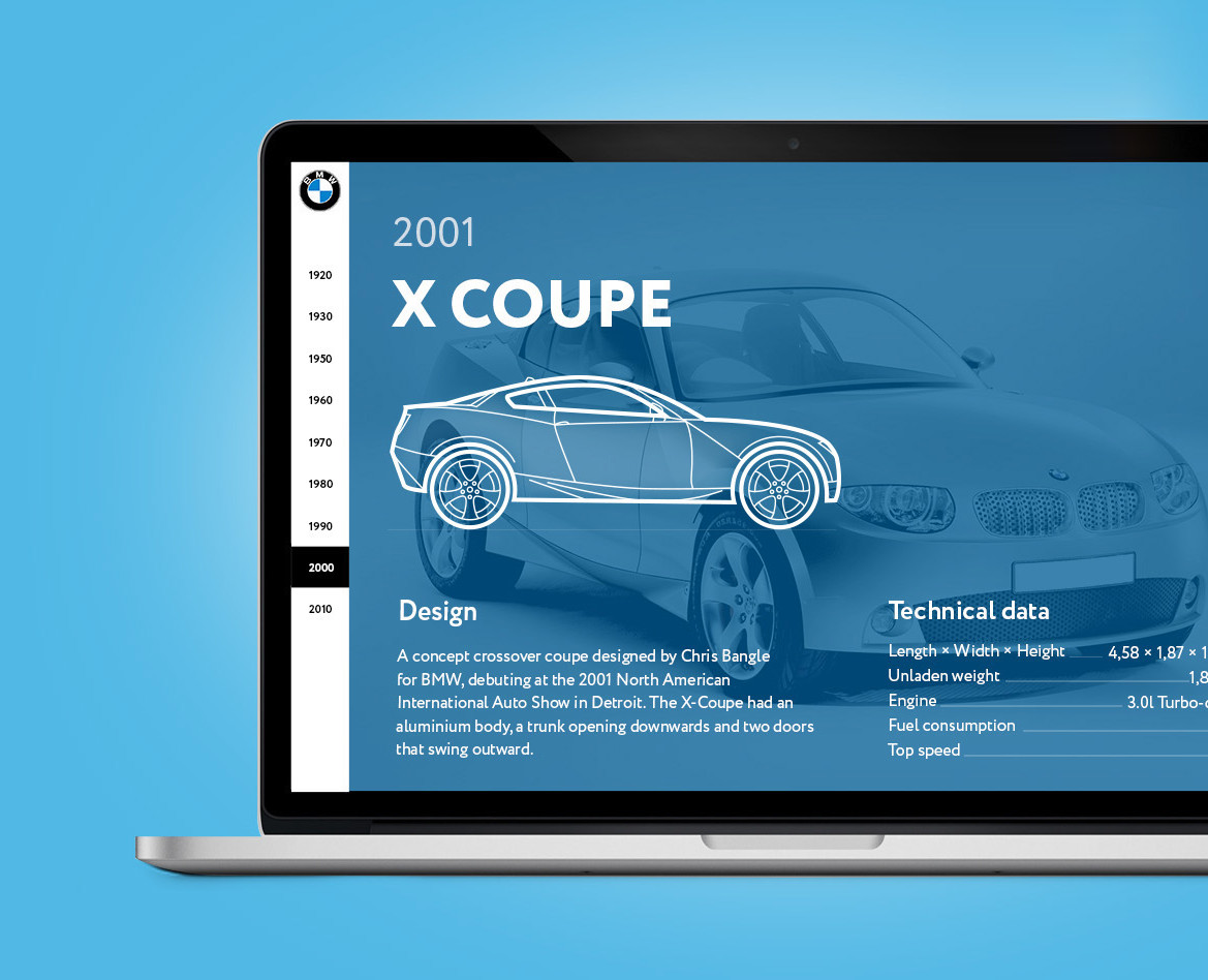 History of BMW. Icons — Графика, Анимация на Dprofile