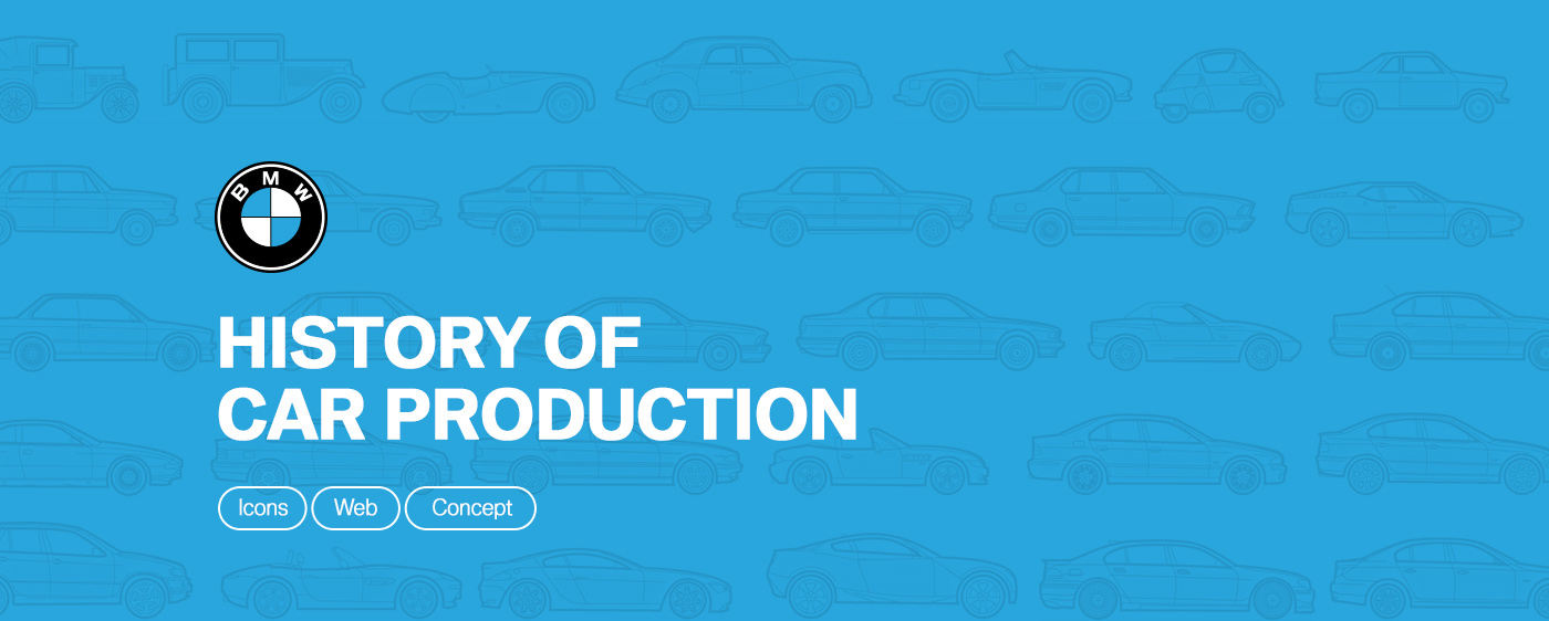 History of BMW. Icons — Изображение №1 — Графика, Анимация на Dprofile