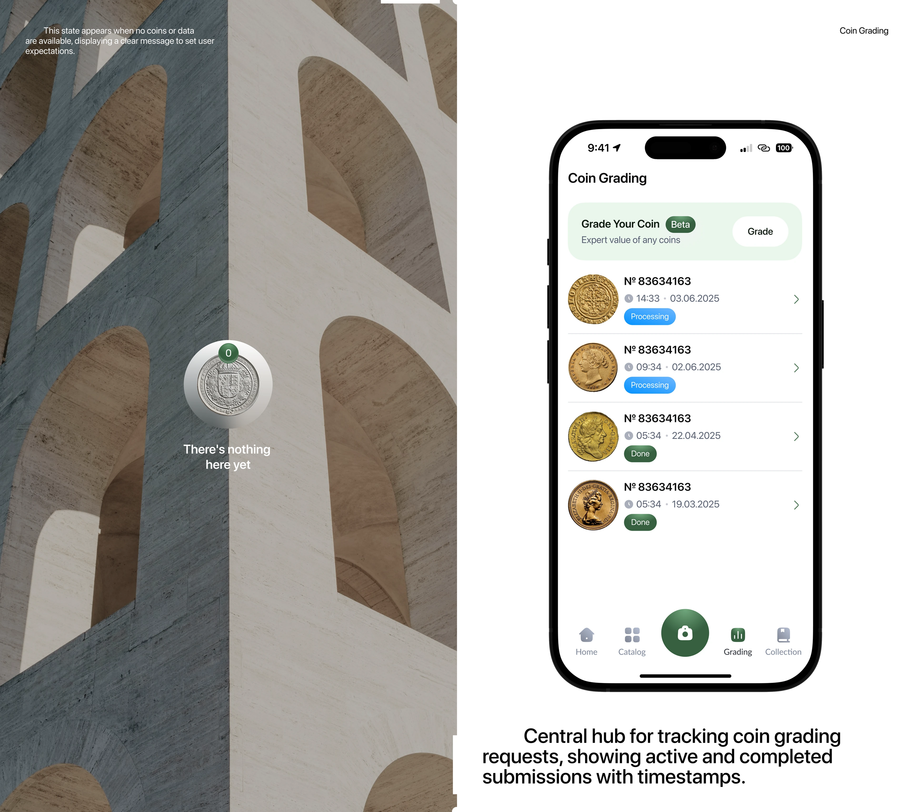 Numisight —  Mobile App & UI/UX — Изображение №17 — Интерфейсы на Dprofile