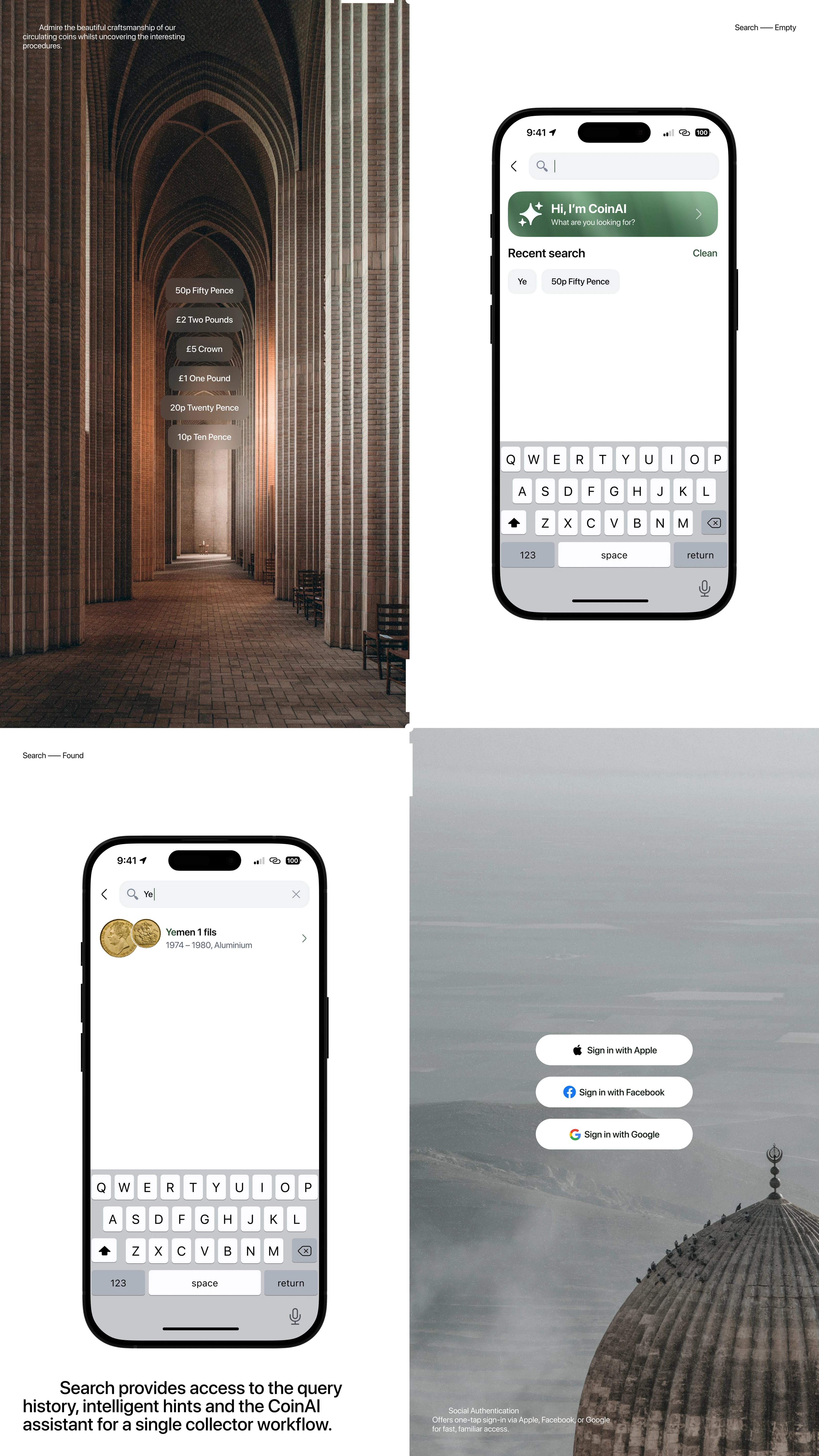 Numisight —  Mobile App & UI/UX — Изображение №8 — Интерфейсы на Dprofile