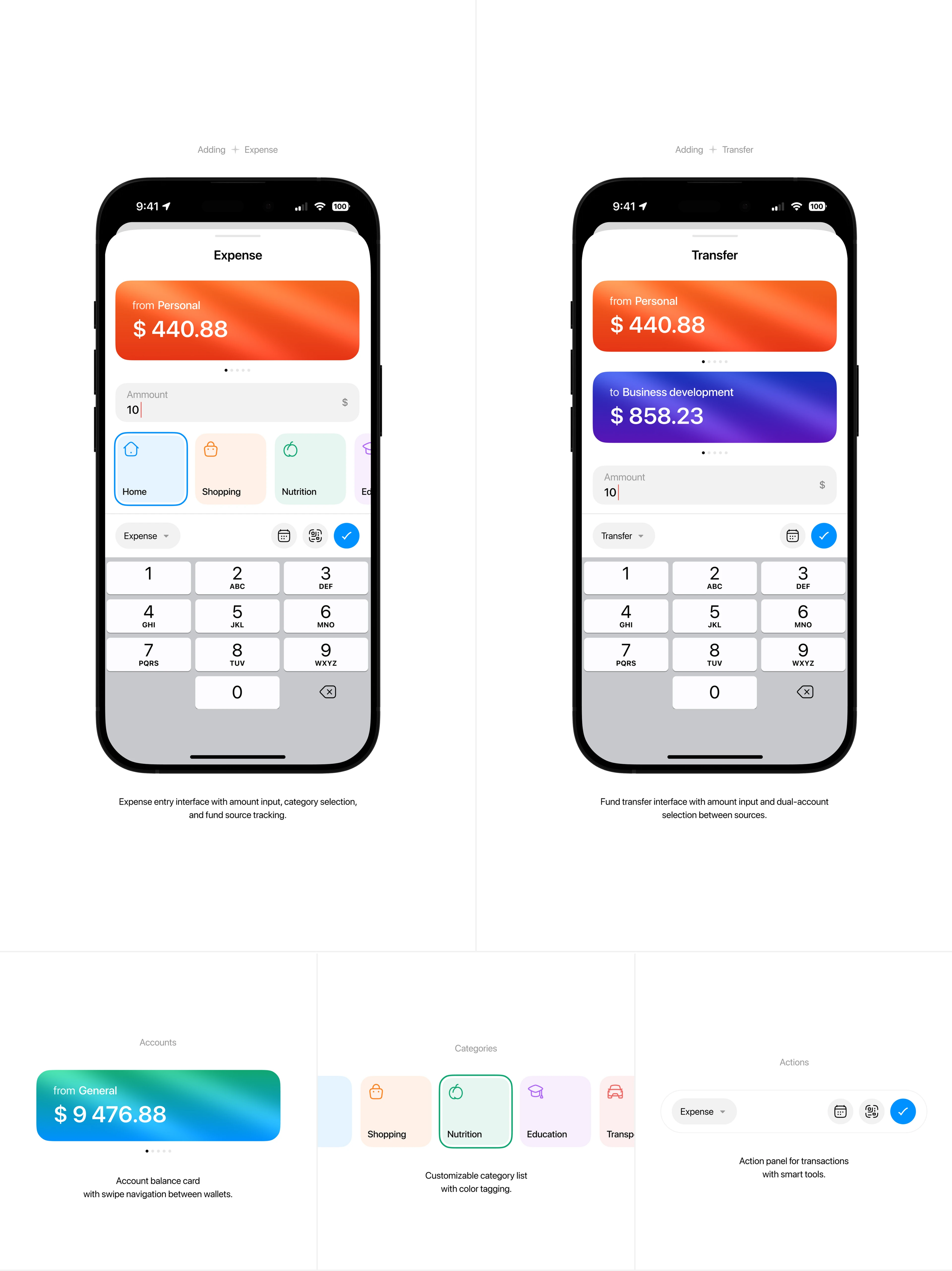 Financial Tracker — Mobile App & UI/UX — Изображение №23 — Интерфейсы на Dprofile