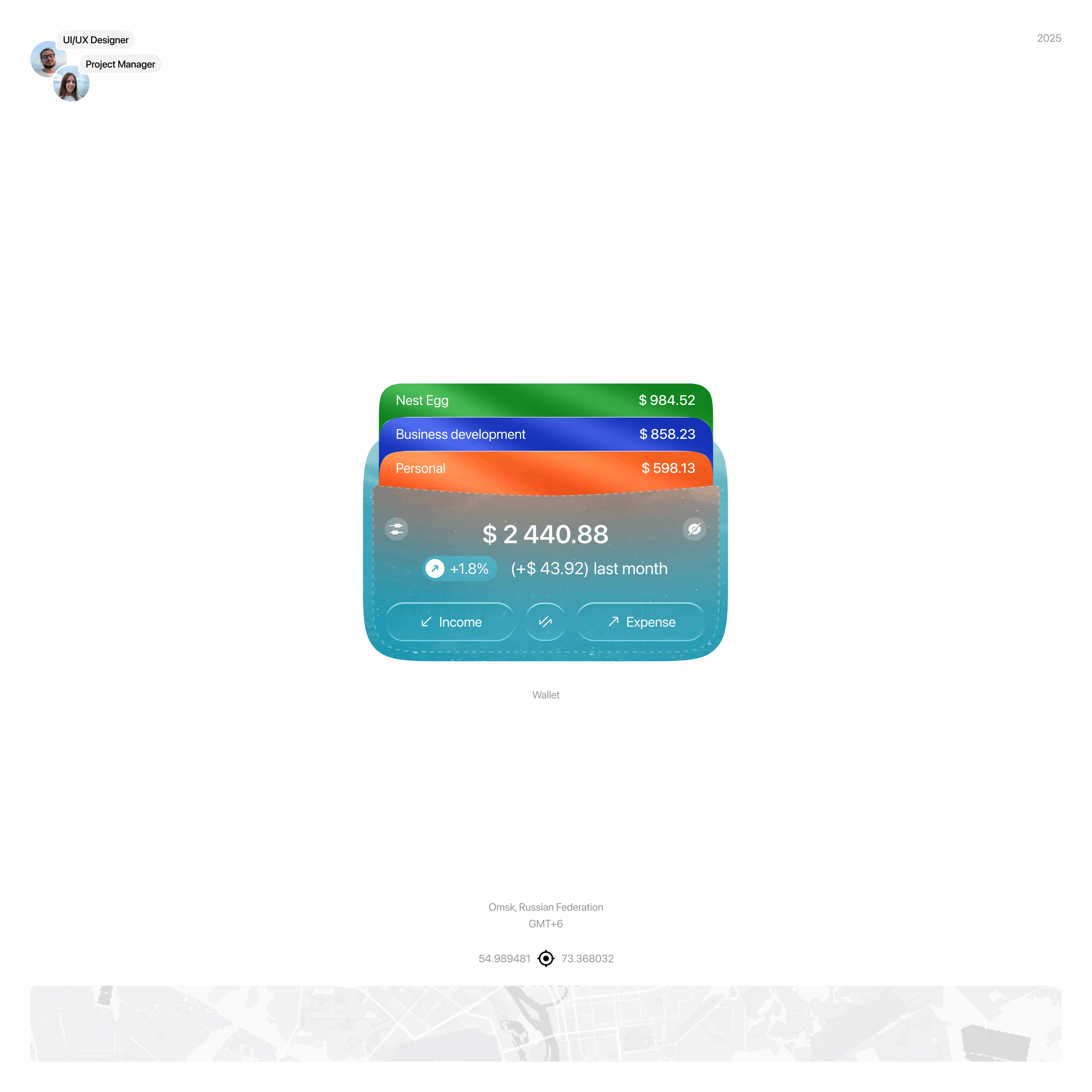 Financial Tracker — Mobile App & UI/UX — Изображение №1 — Интерфейсы на Dprofile