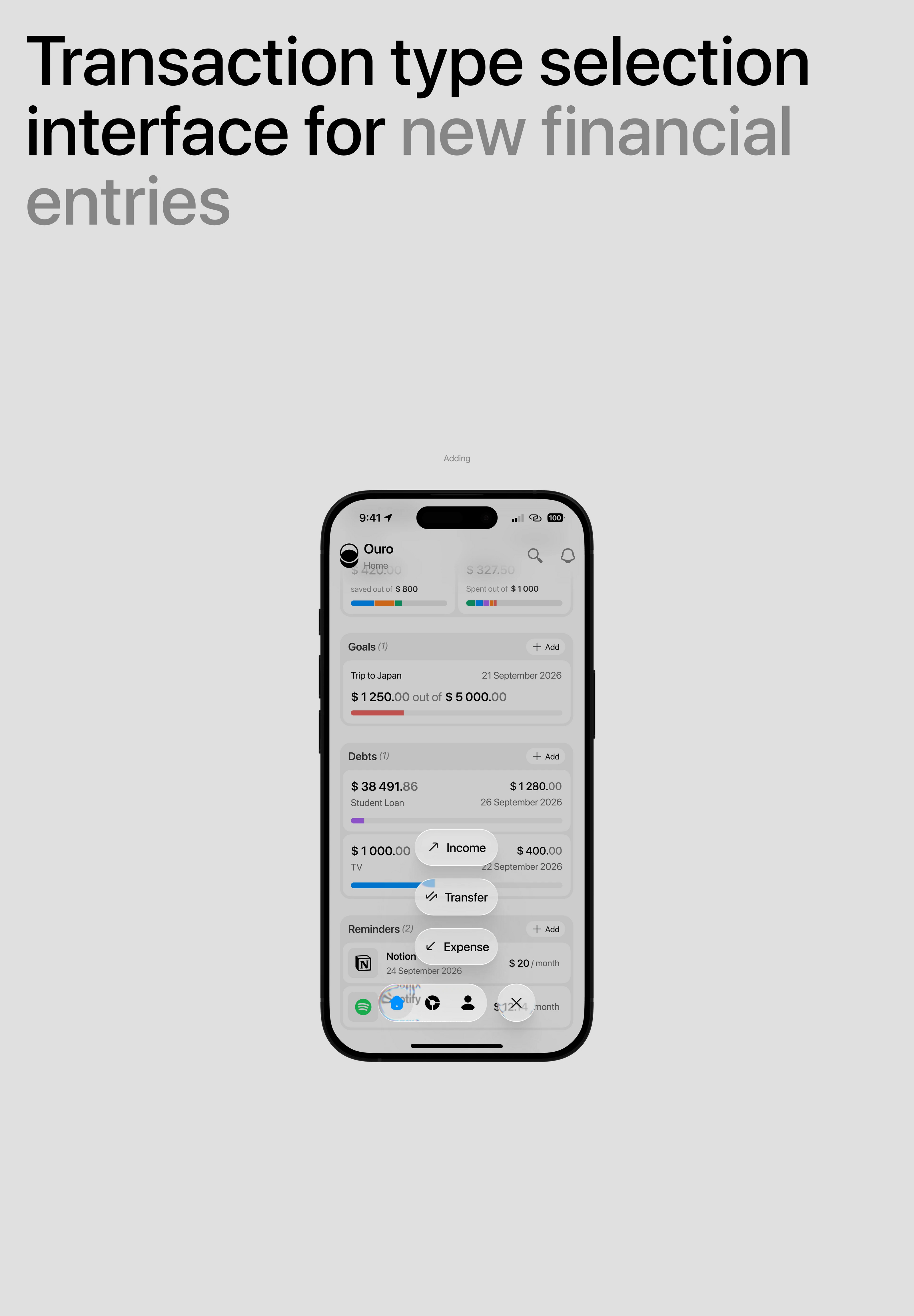 Financial Tracker — Mobile App & UI/UX — Изображение №22 — Интерфейсы на Dprofile