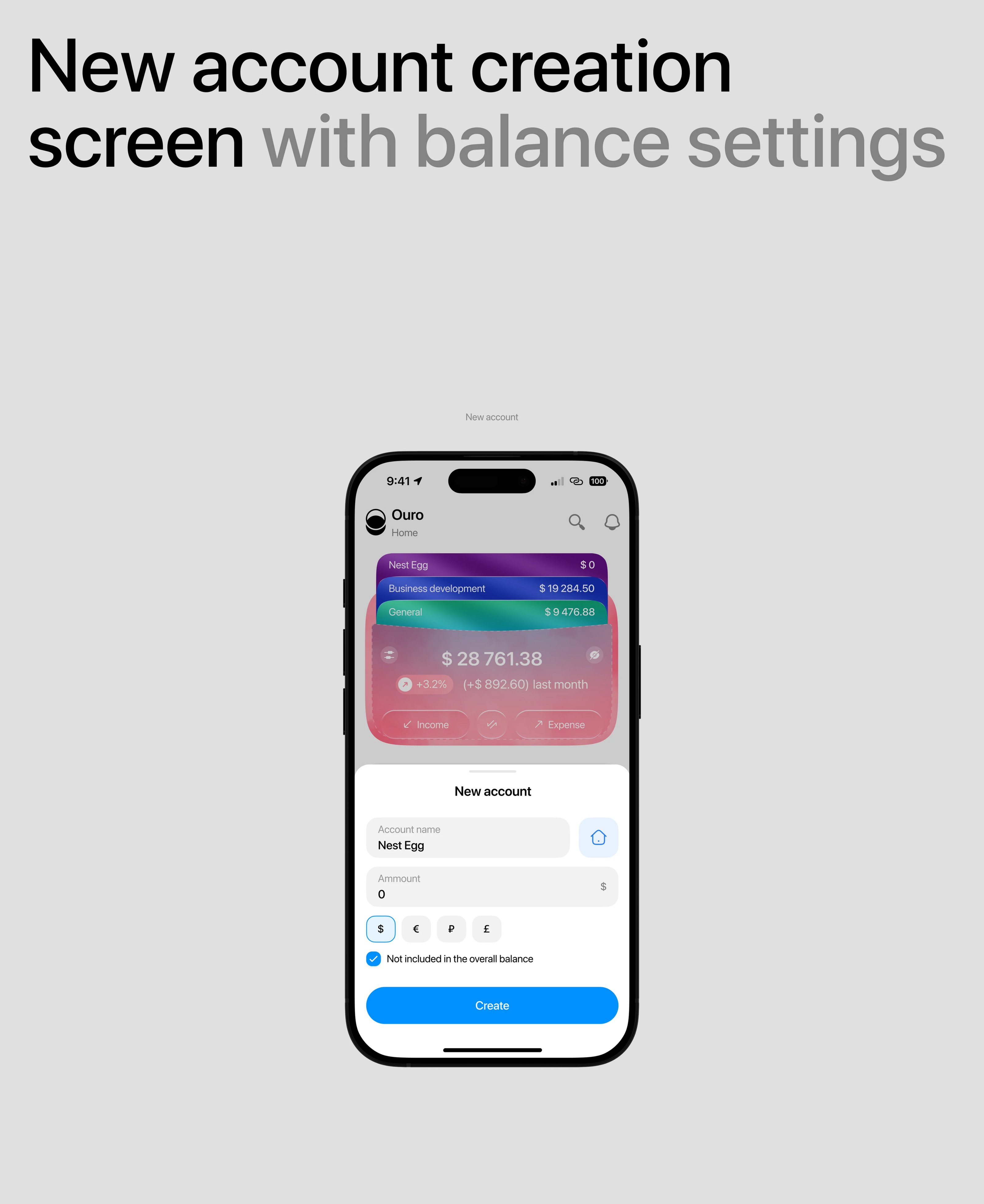 Financial Tracker — Mobile App & UI/UX — Изображение №27 — Интерфейсы на Dprofile