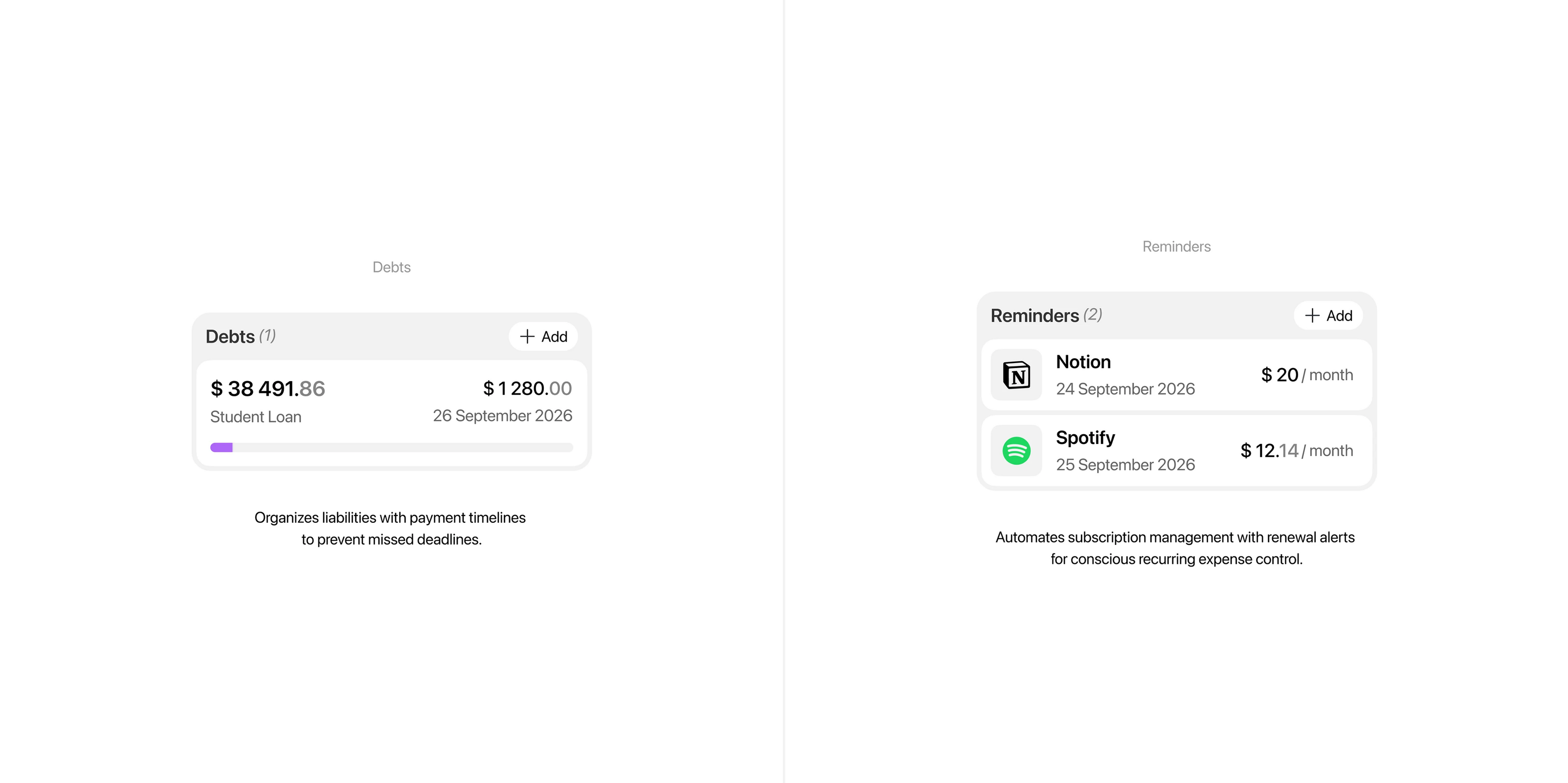 Financial Tracker — Mobile App & UI/UX — Изображение №9 — Интерфейсы на Dprofile