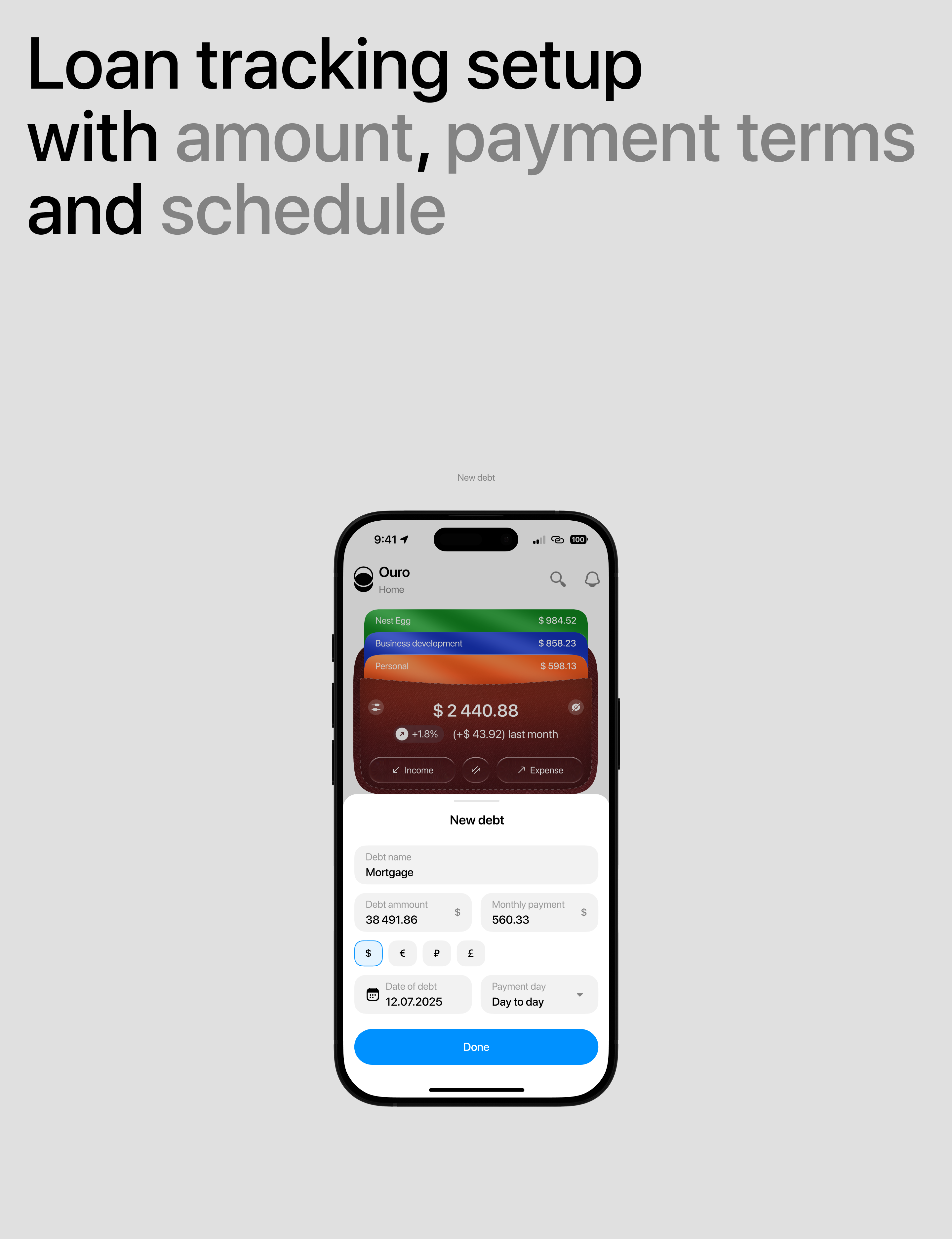 Financial Tracker — Mobile App & UI/UX — Изображение №31 — Интерфейсы на Dprofile