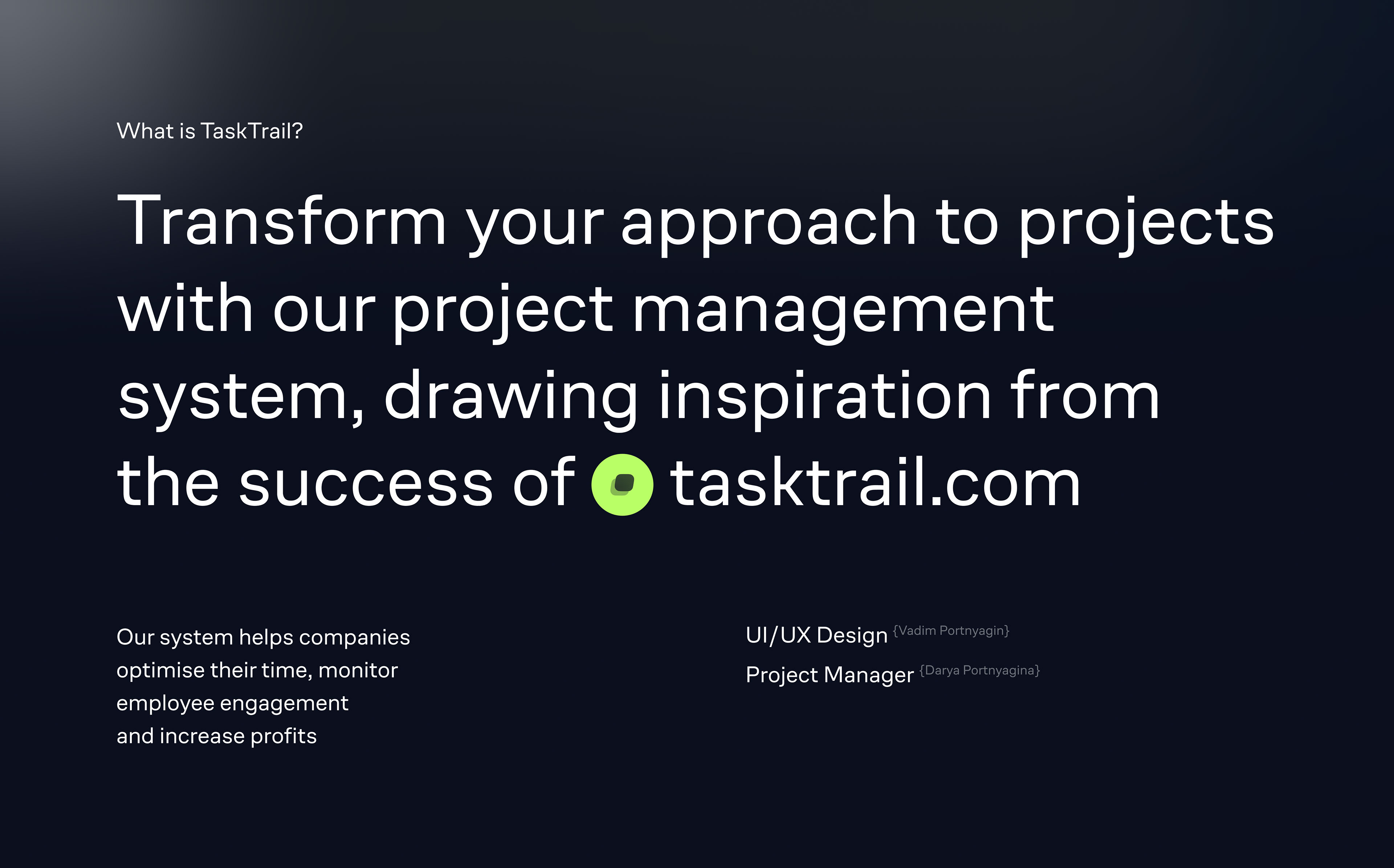 TaskTrail — CRM & ERP — SaaS & UX UI — Изображение №2 — Интерфейсы на Dprofile