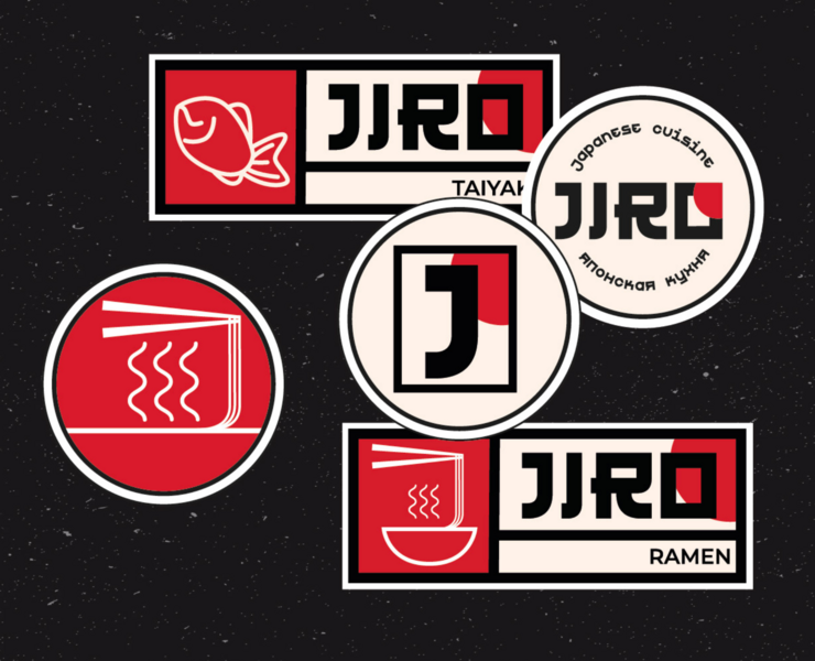 Фирменный стиль японского ресторана | identity japanese — Брендинг, Графика на Dprofile