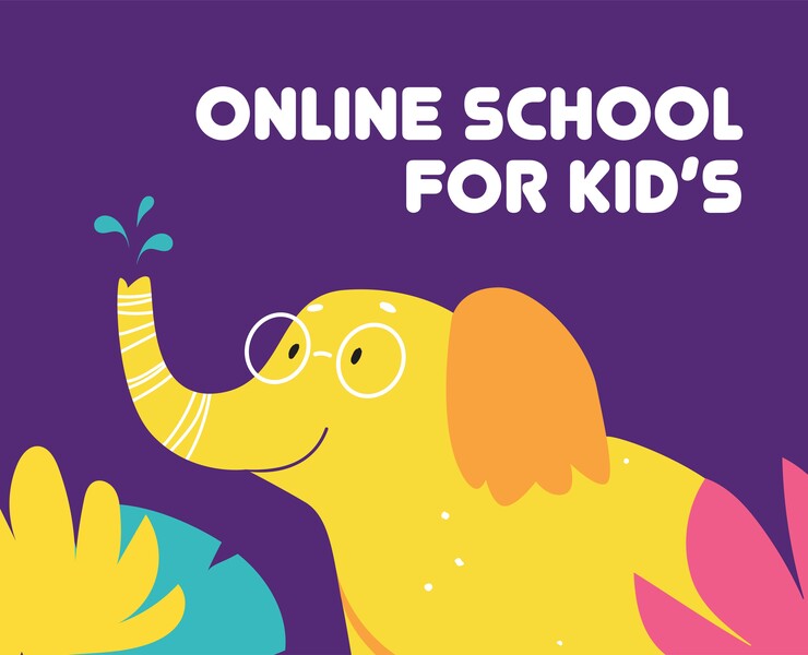 Monkid. Children's Online School. Brand Visual Identity — Брендинг, Иллюстрация на Dprofile