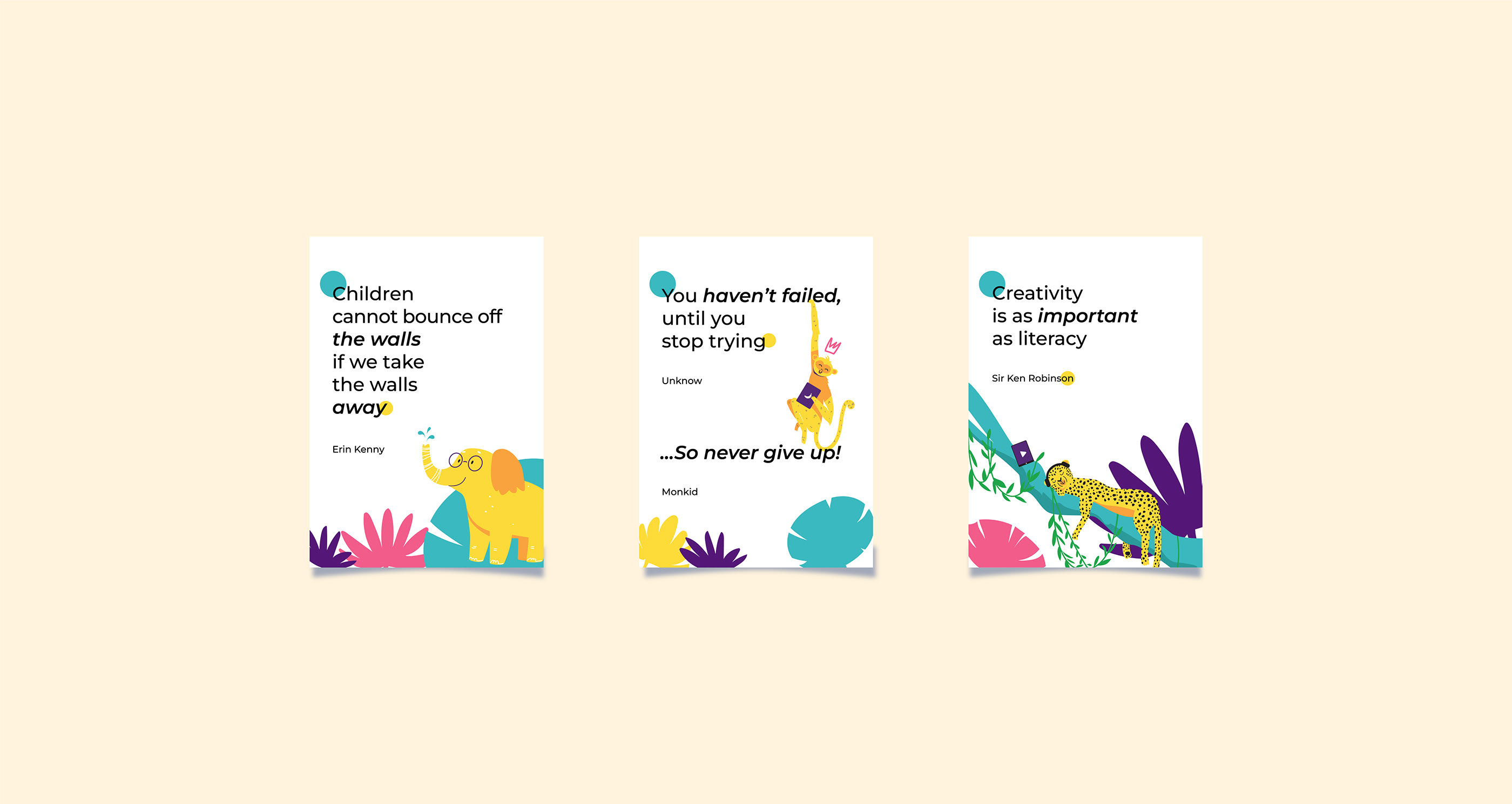 Monkid. Children's Online School. Brand Visual Identity — Изображение №11 — Брендинг, Иллюстрация на Dprofile