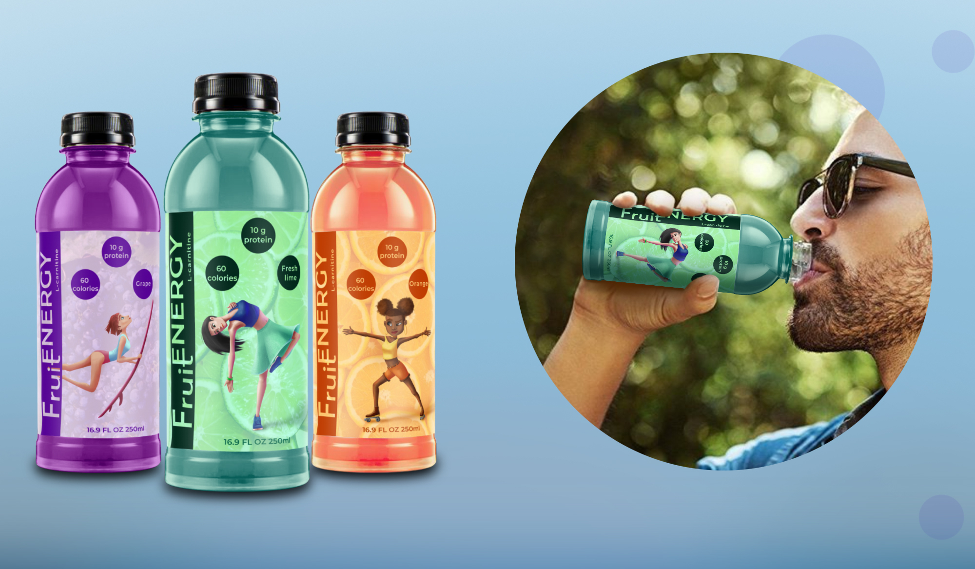 Бренд персонажи для спортивного питания FruitEnergy — Изображение №5 — Брендинг, Иллюстрация на Dprofile