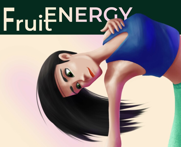 Бренд персонажи для спортивного питания FruitEnergy — Брендинг, Иллюстрация на Dprofile