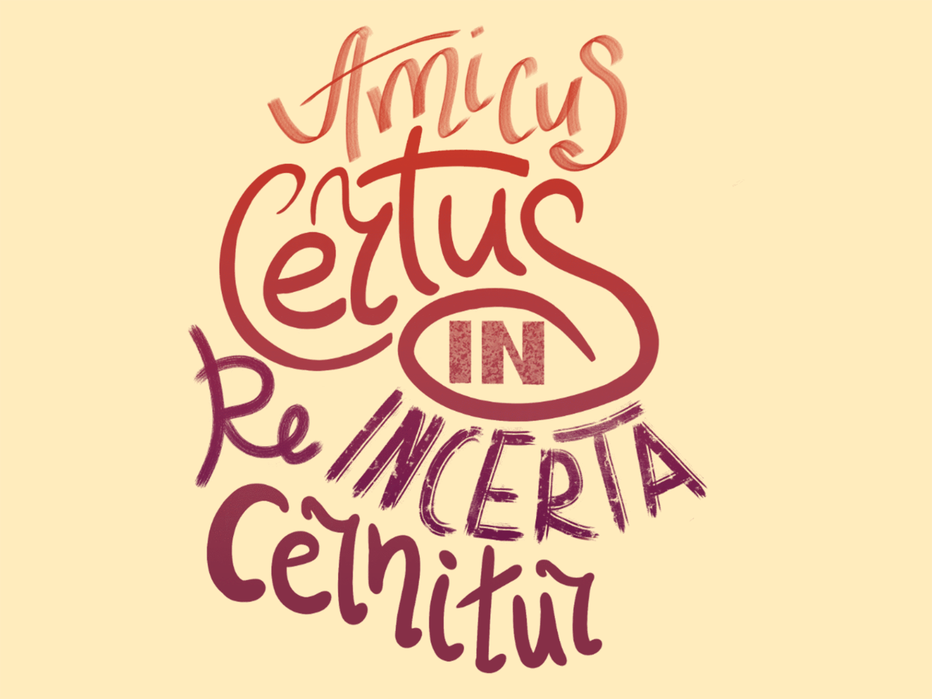 Леттеринг. Латинские крылатые выражения — Изображение №14 — Брендинг, Иллюстрация на Dprofile