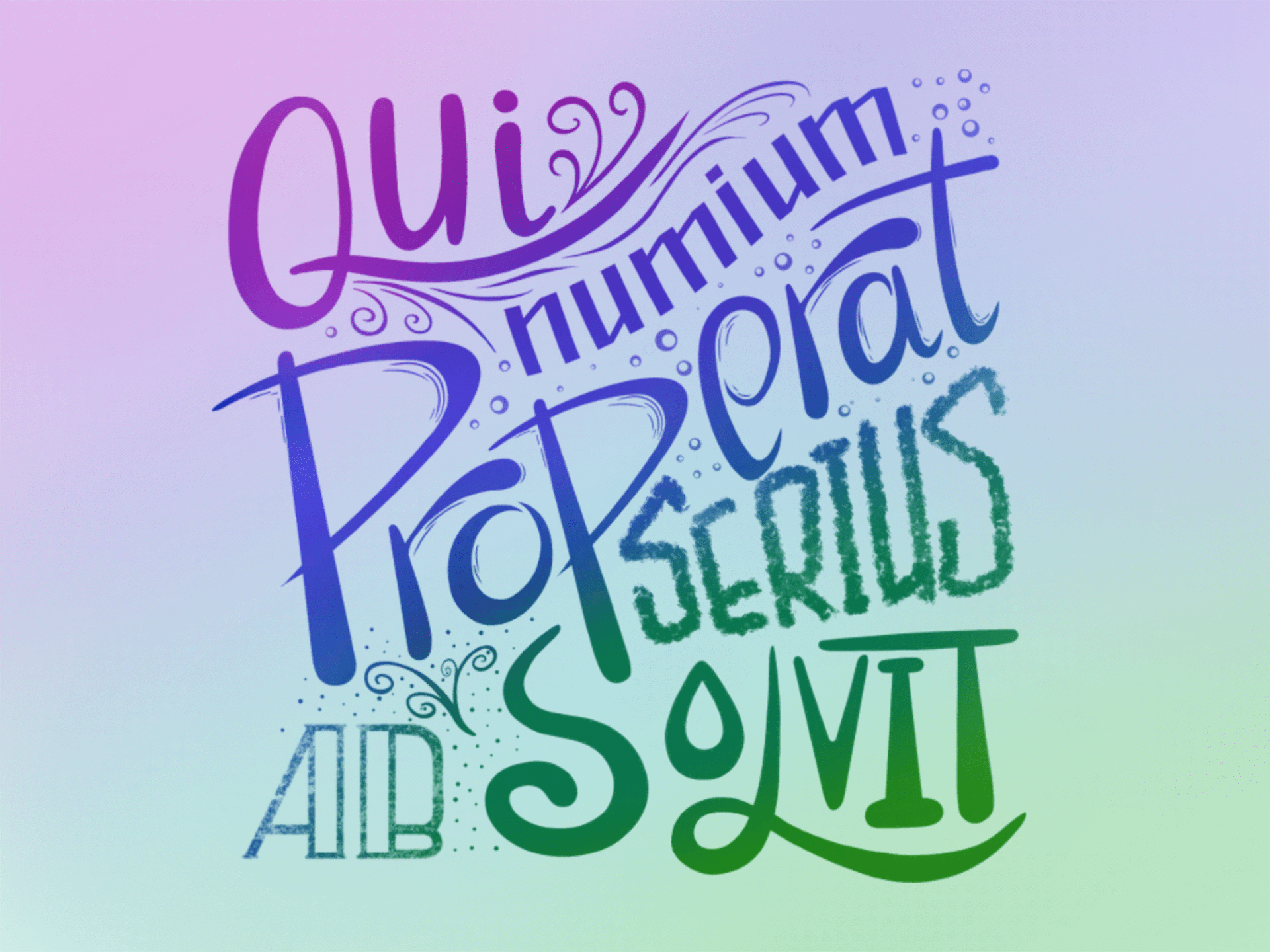 Леттеринг. Латинские крылатые выражения — Изображение №27 — Брендинг, Иллюстрация на Dprofile