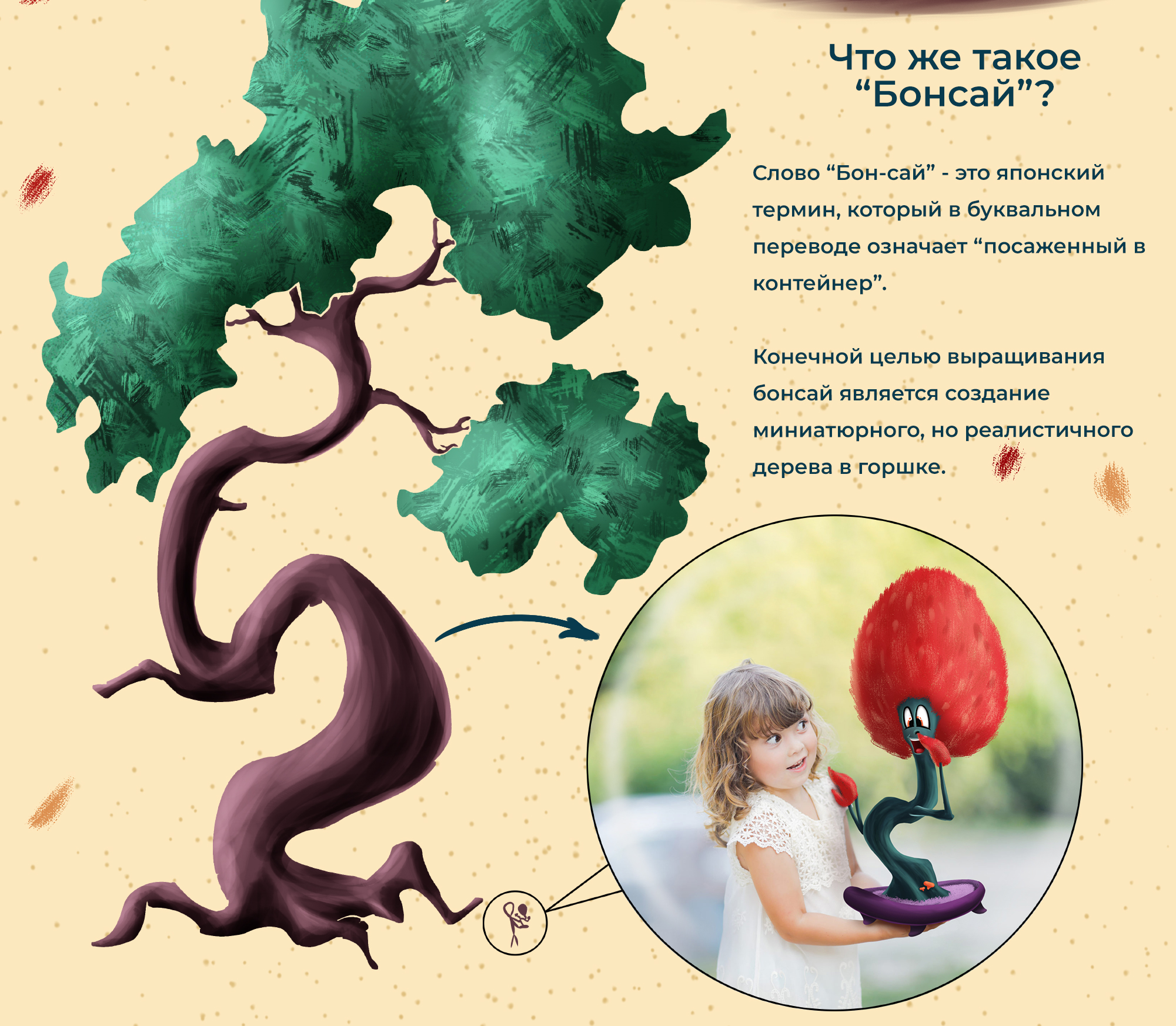 Бренд персонаж "Naoki" для магазина бонсай — Изображение №2 — Иллюстрация, Анимация на Dprofile