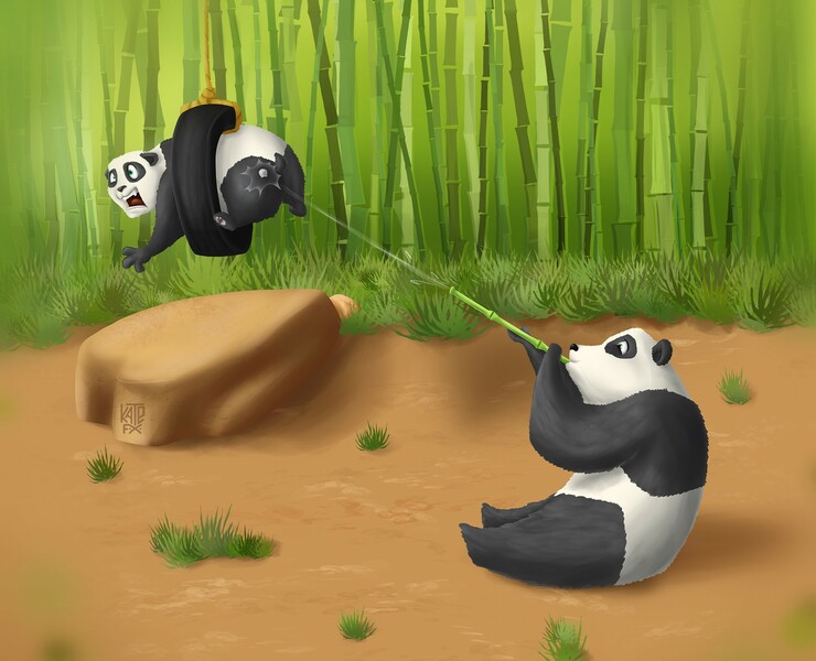 Забавные животные. — Иллюстрация на Dprofile