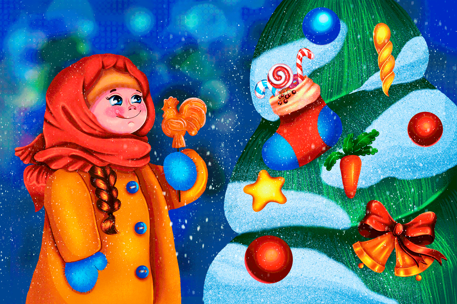 Winter fun! — Изображение №7 — Иллюстрация, Графика на Dprofile