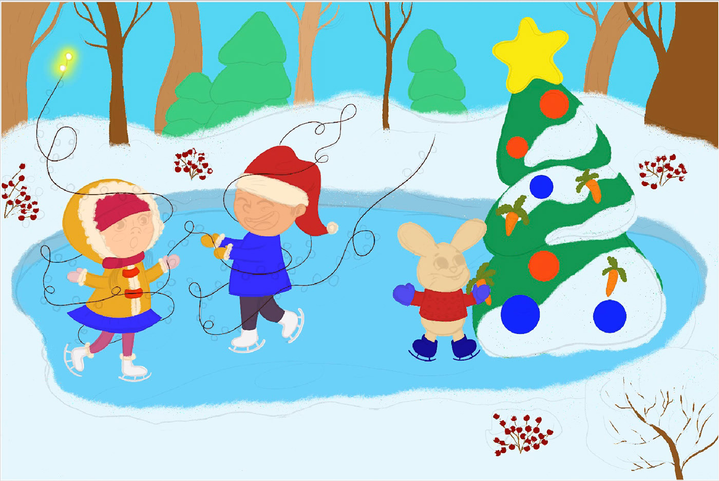 Winter fun! — Изображение №10 — Иллюстрация, Графика на Dprofile