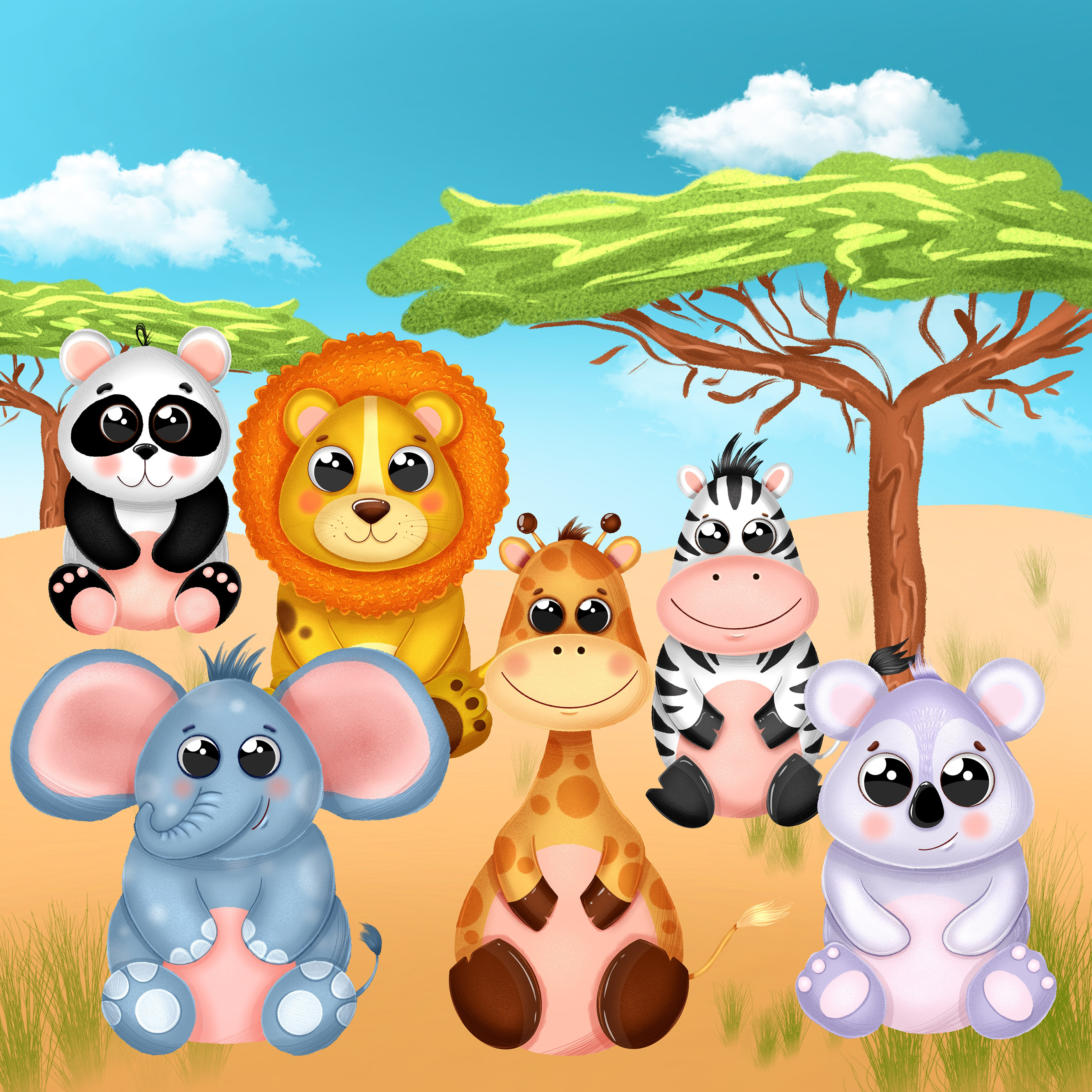 Maxi puzzles for the youngest — Изображение №9 — Иллюстрация, Графика на Dprofile
