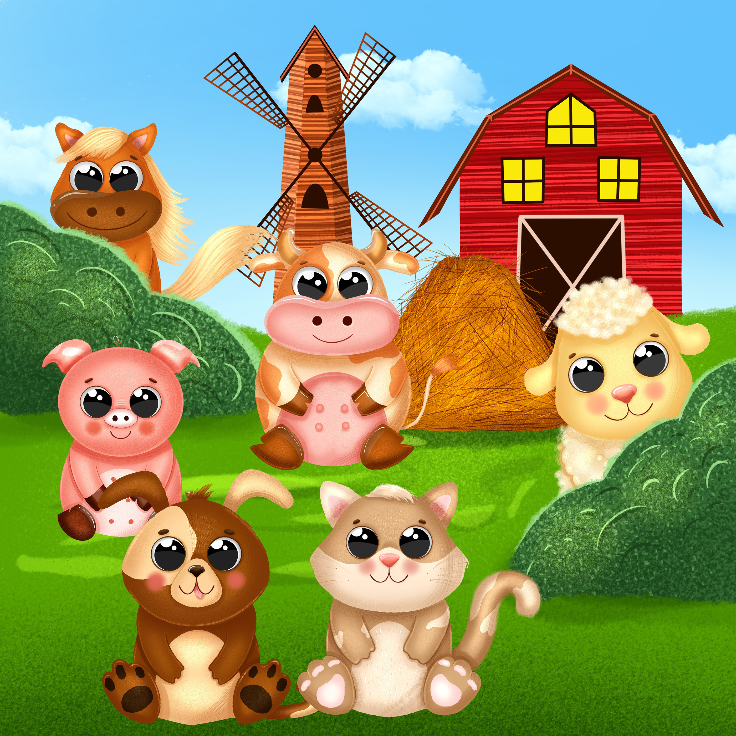 Maxi puzzles for the youngest — Изображение №4 — Иллюстрация, Графика на Dprofile