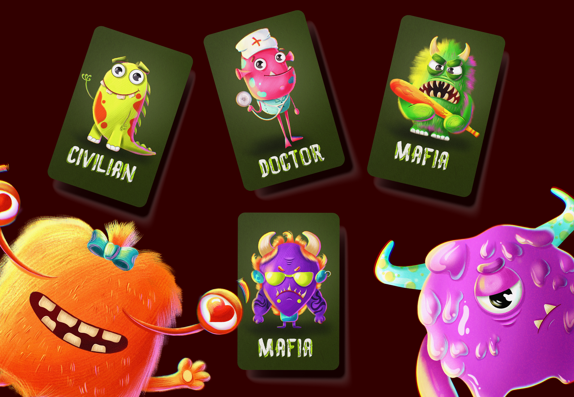 Карты для игры в мафию — Изображение №9 — Иллюстрация на Dprofile